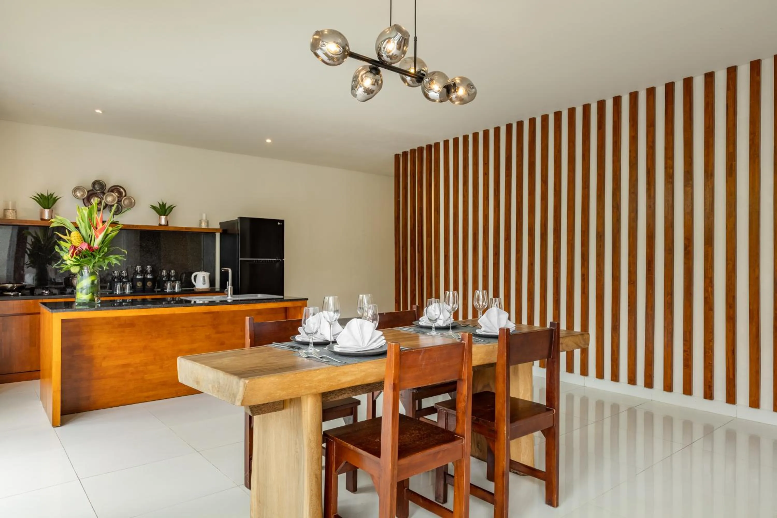 Living room in Theanna Villa and Spa Canggu