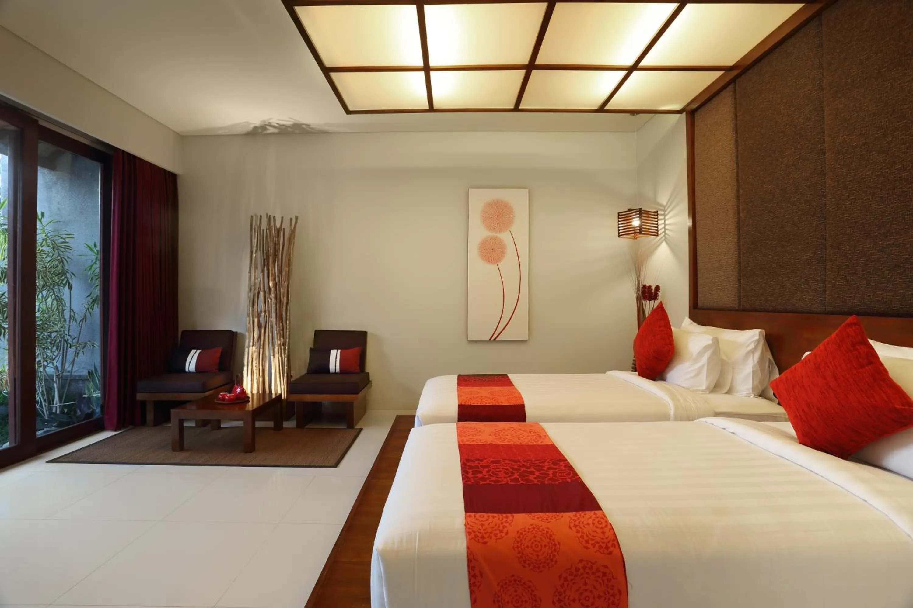 Bedroom, Bed in Theanna Villa and Spa Canggu