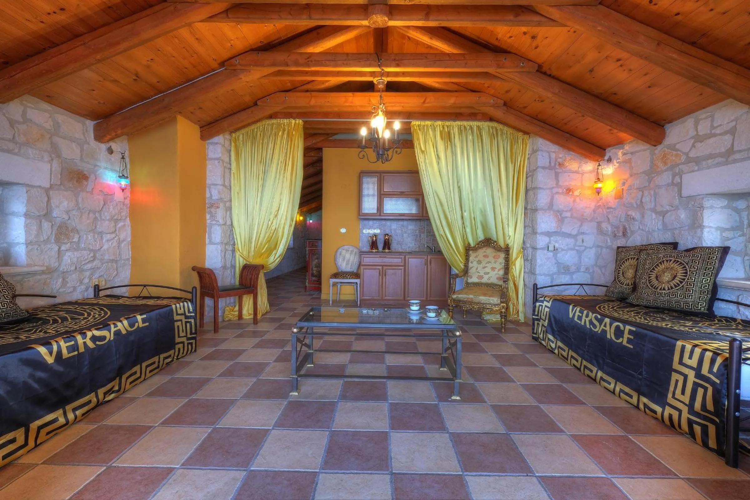 Living room in Diamond Suites