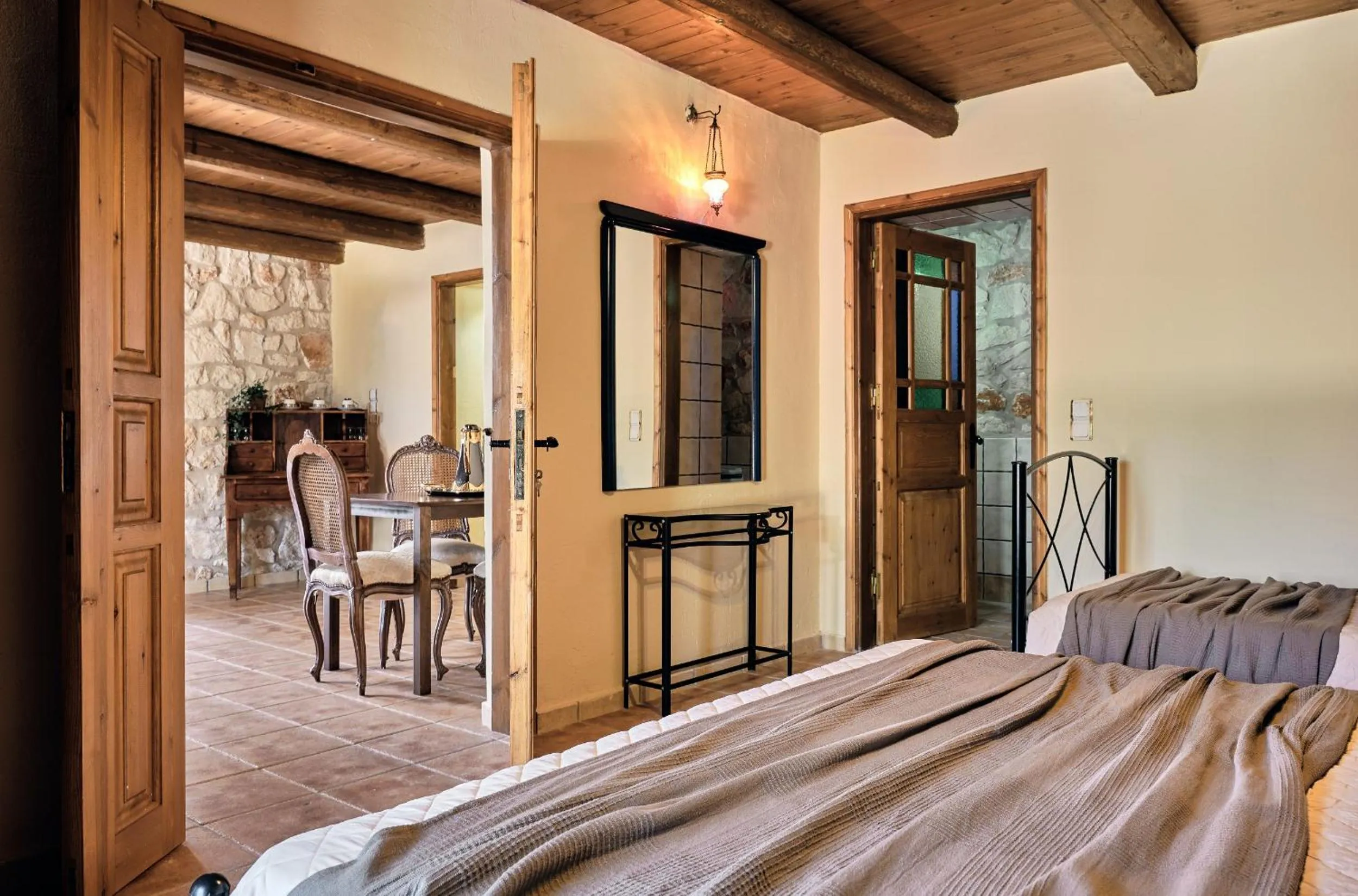 Bed in Diamond Suites