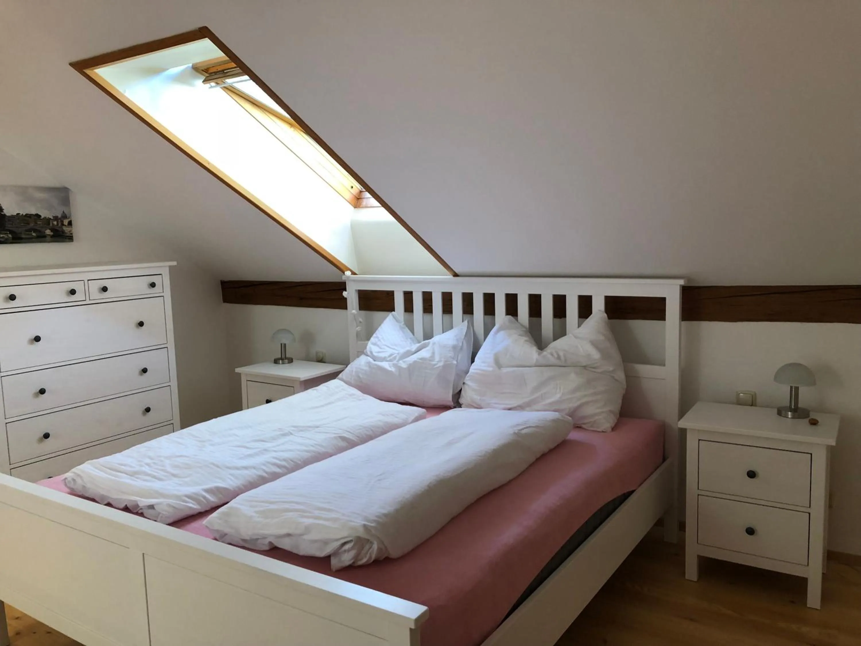 Bed in Pension Thainerhof