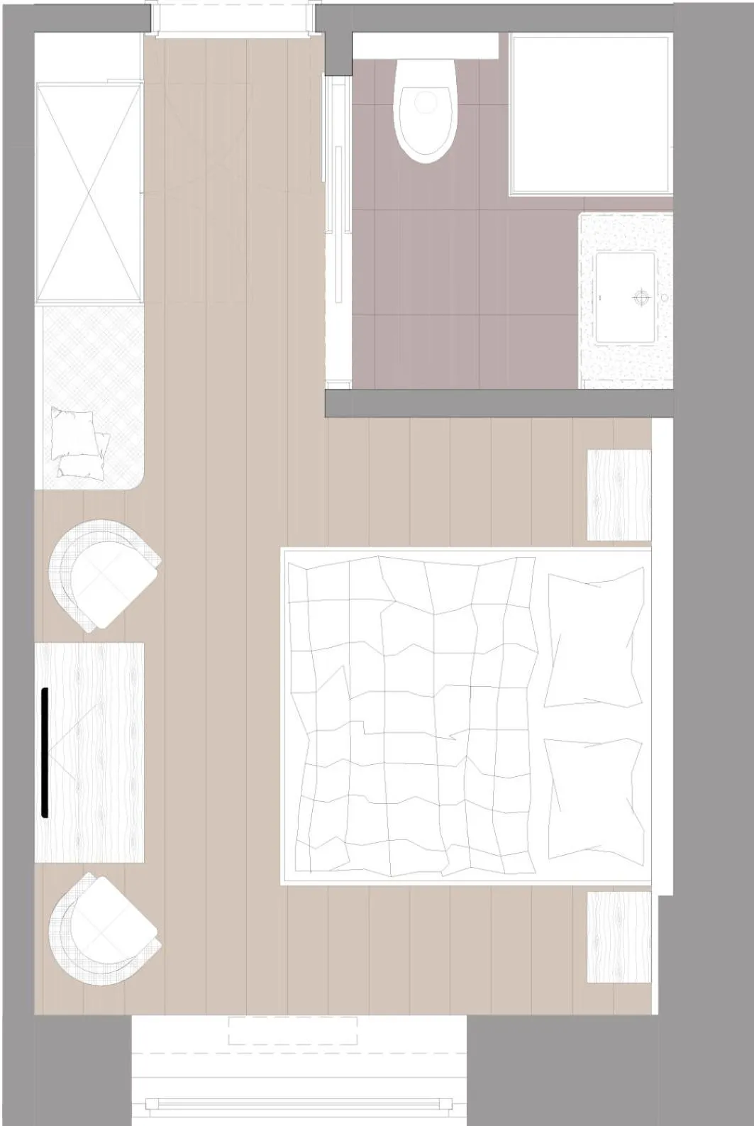 Floor plan in Pension Thainerhof