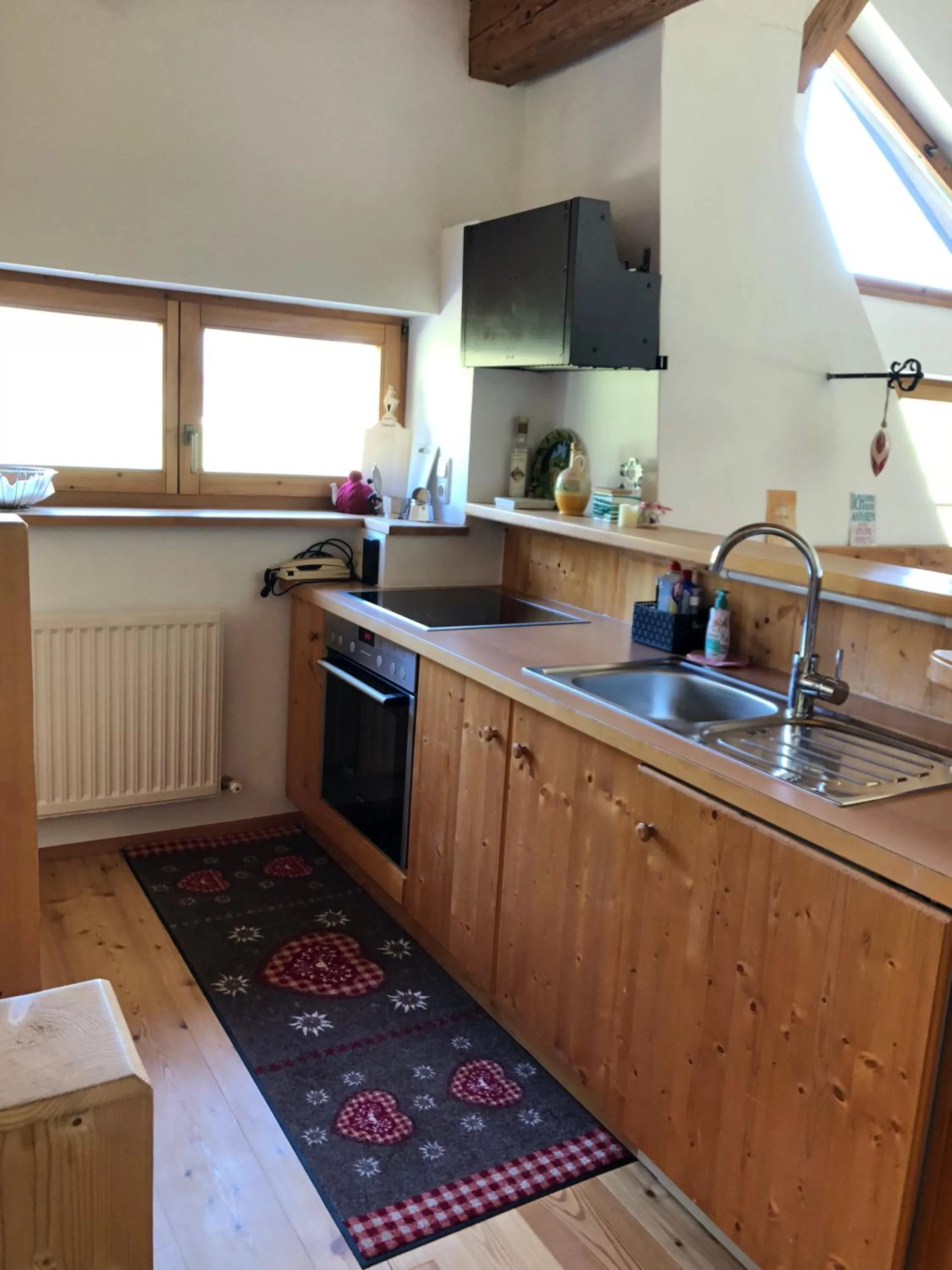 Kitchen or kitchenette in Pension Thainerhof