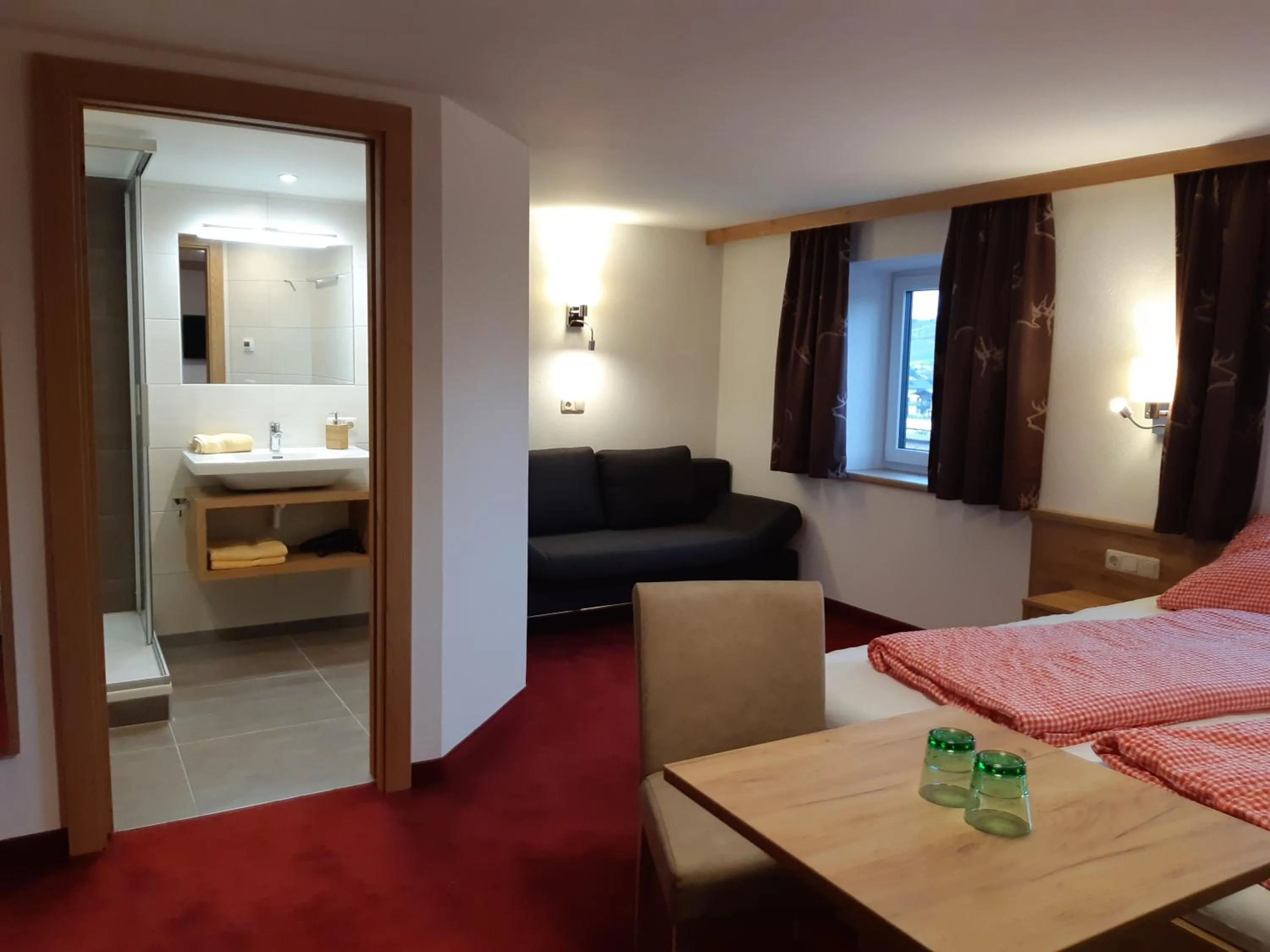 Bed in Pension Thainerhof