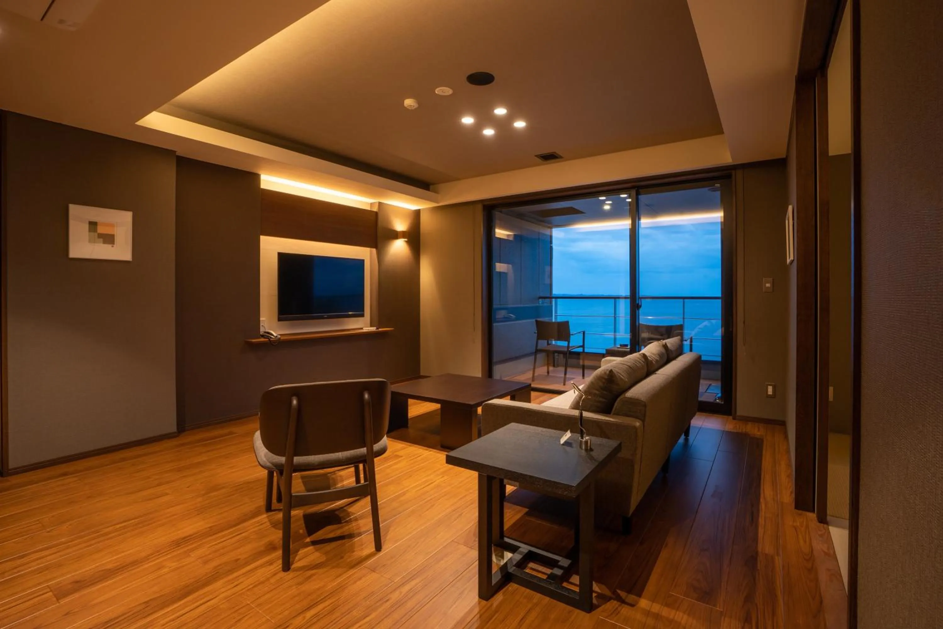 Living room in AMANE resort GAHAMA