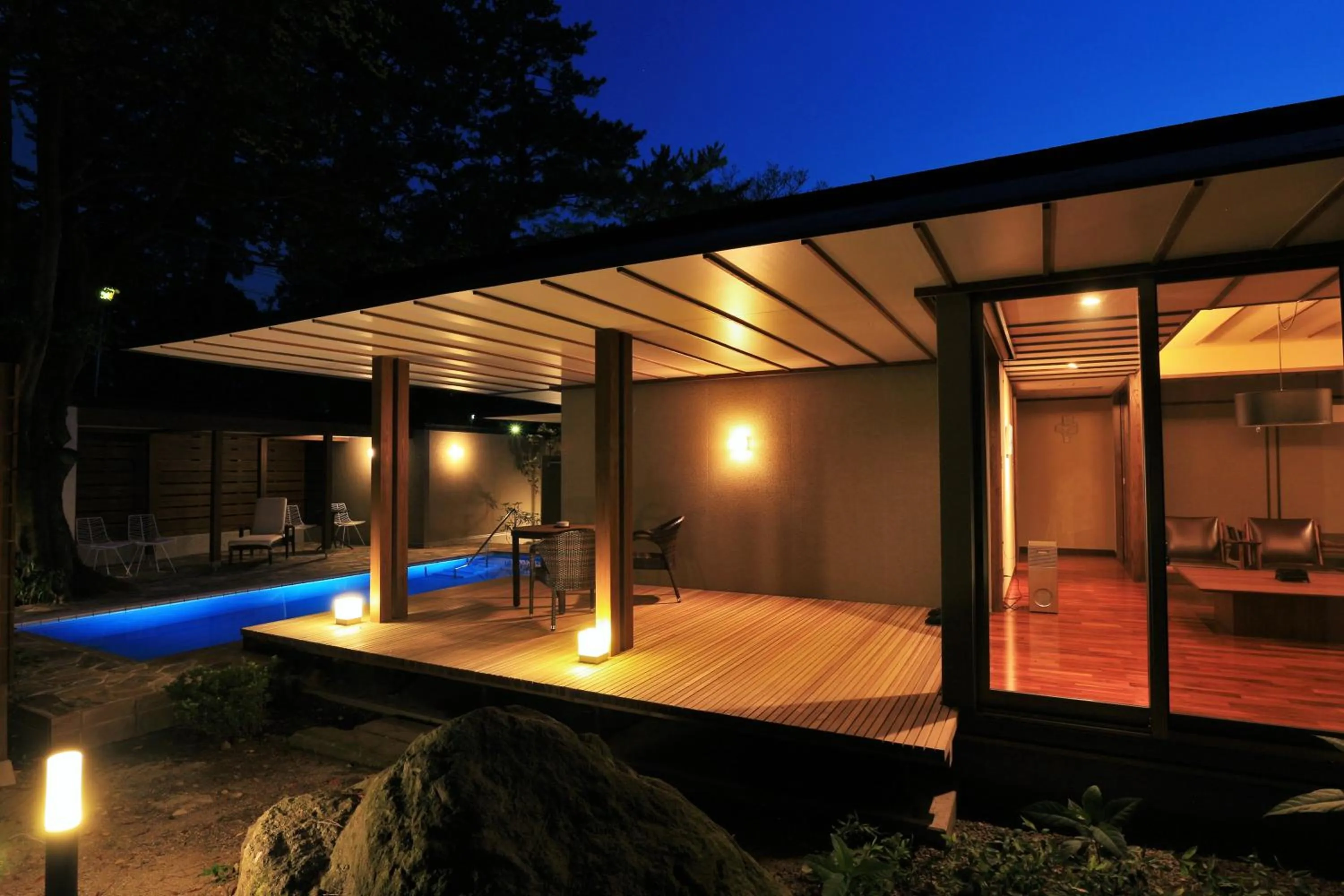 Balcony/Terrace in AMANE resort GAHAMA