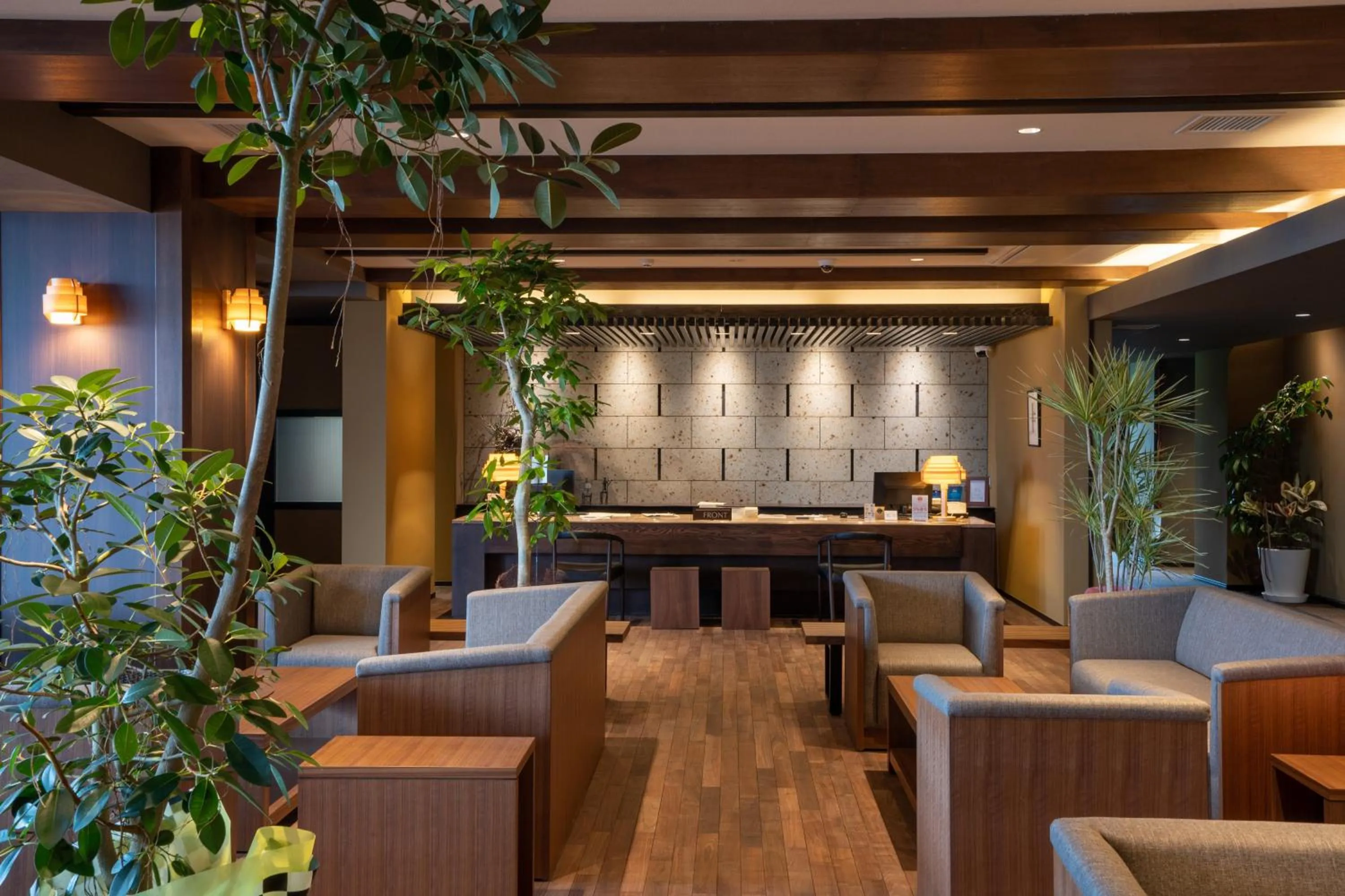 Lobby or reception in AMANE resort GAHAMA