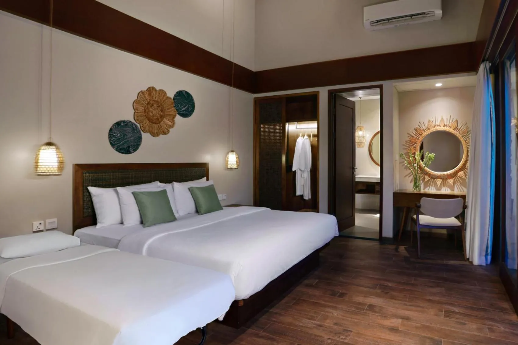 Bed in Kamuela Villa Lagoi Bay Bintan