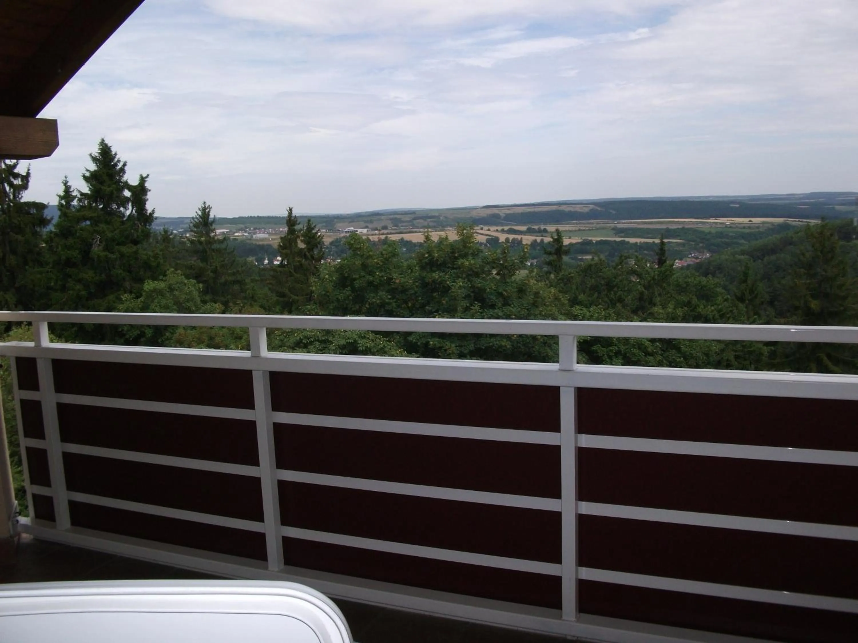 Balcony/Terrace in Hotel Am Wald -GARNI-