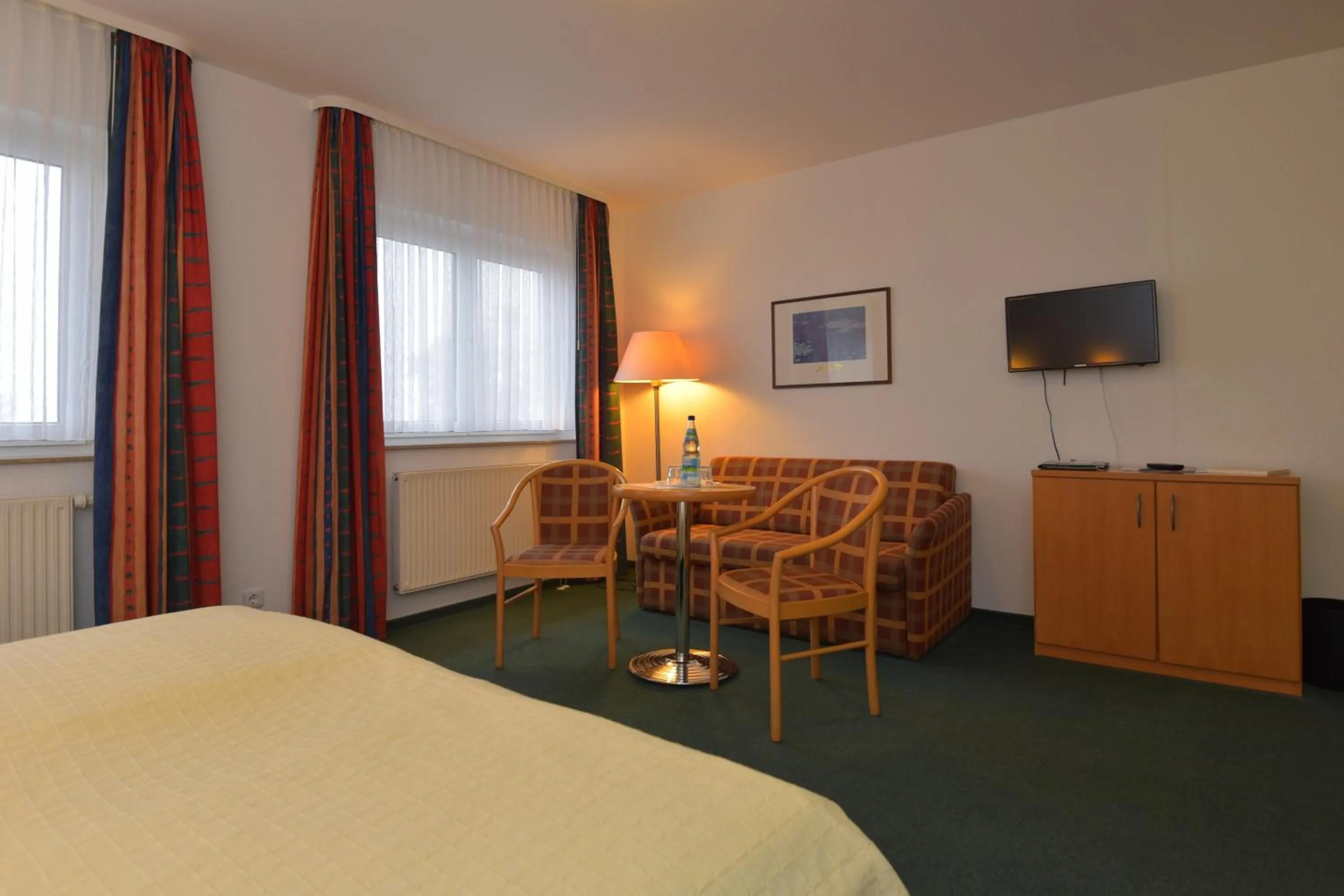 Photo of the whole room, Bed in Hotel Am Wald -GARNI-