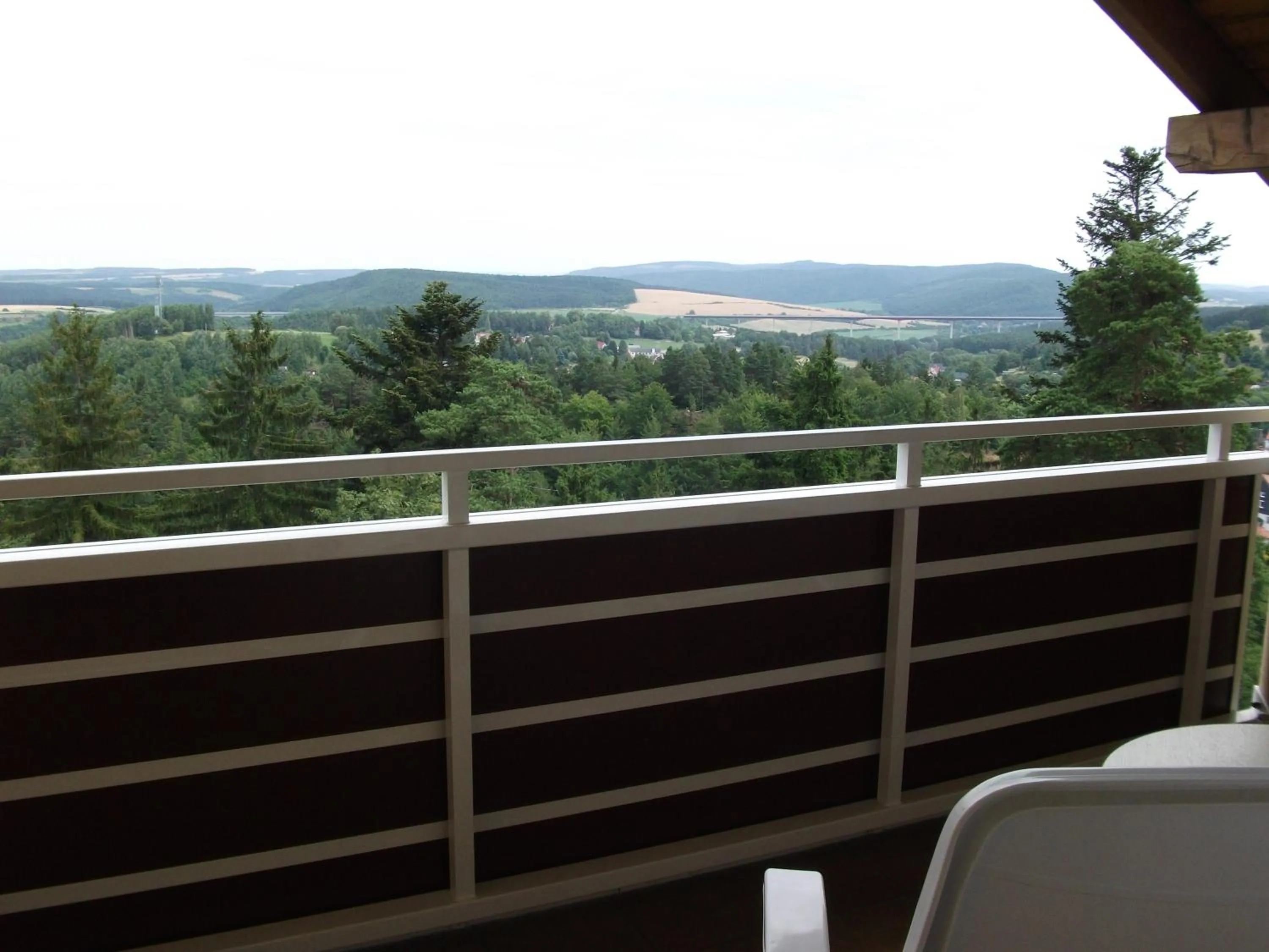 Balcony/Terrace in Hotel Am Wald -GARNI-