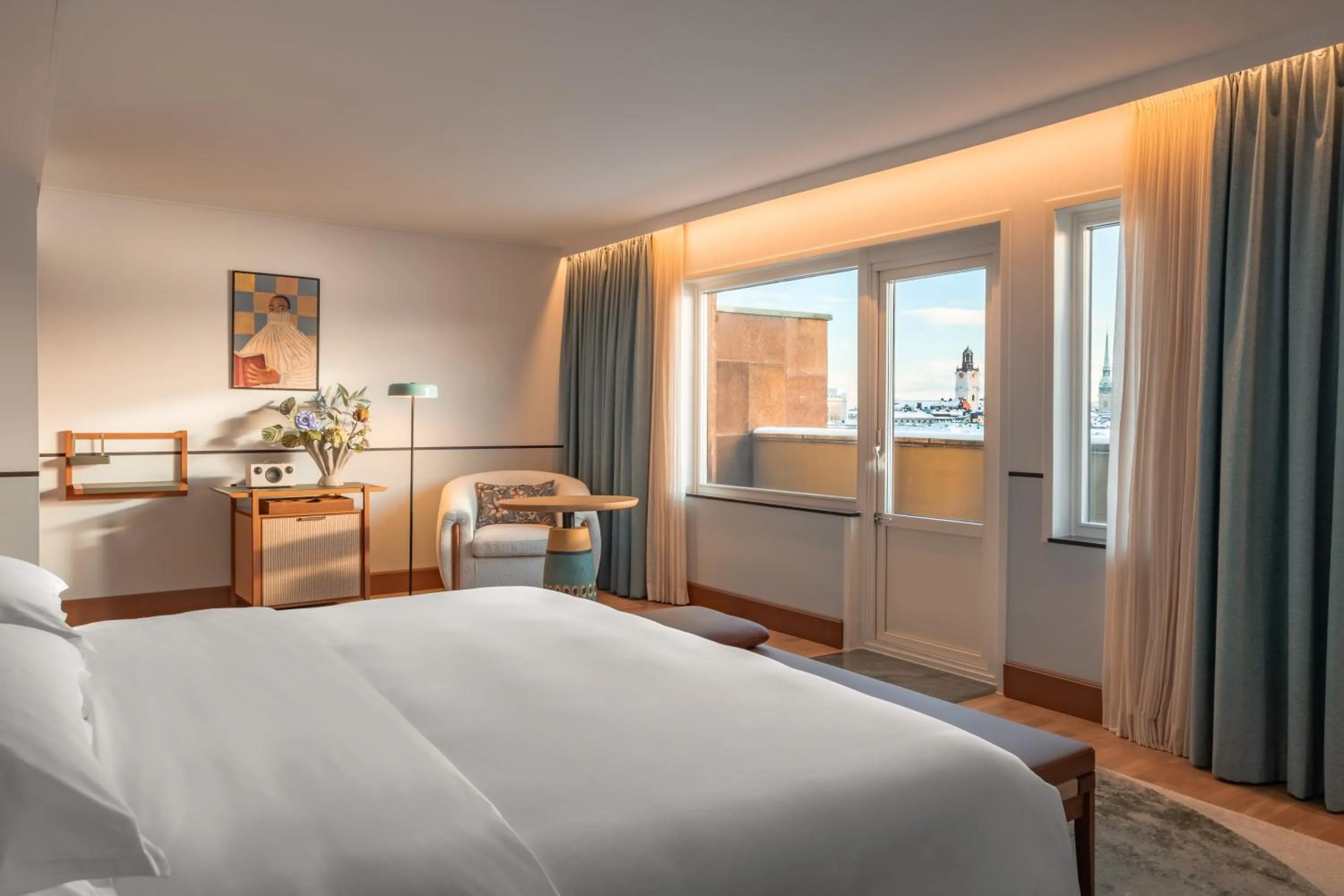 Bedroom, Bed in Sheraton Stockholm Hotel