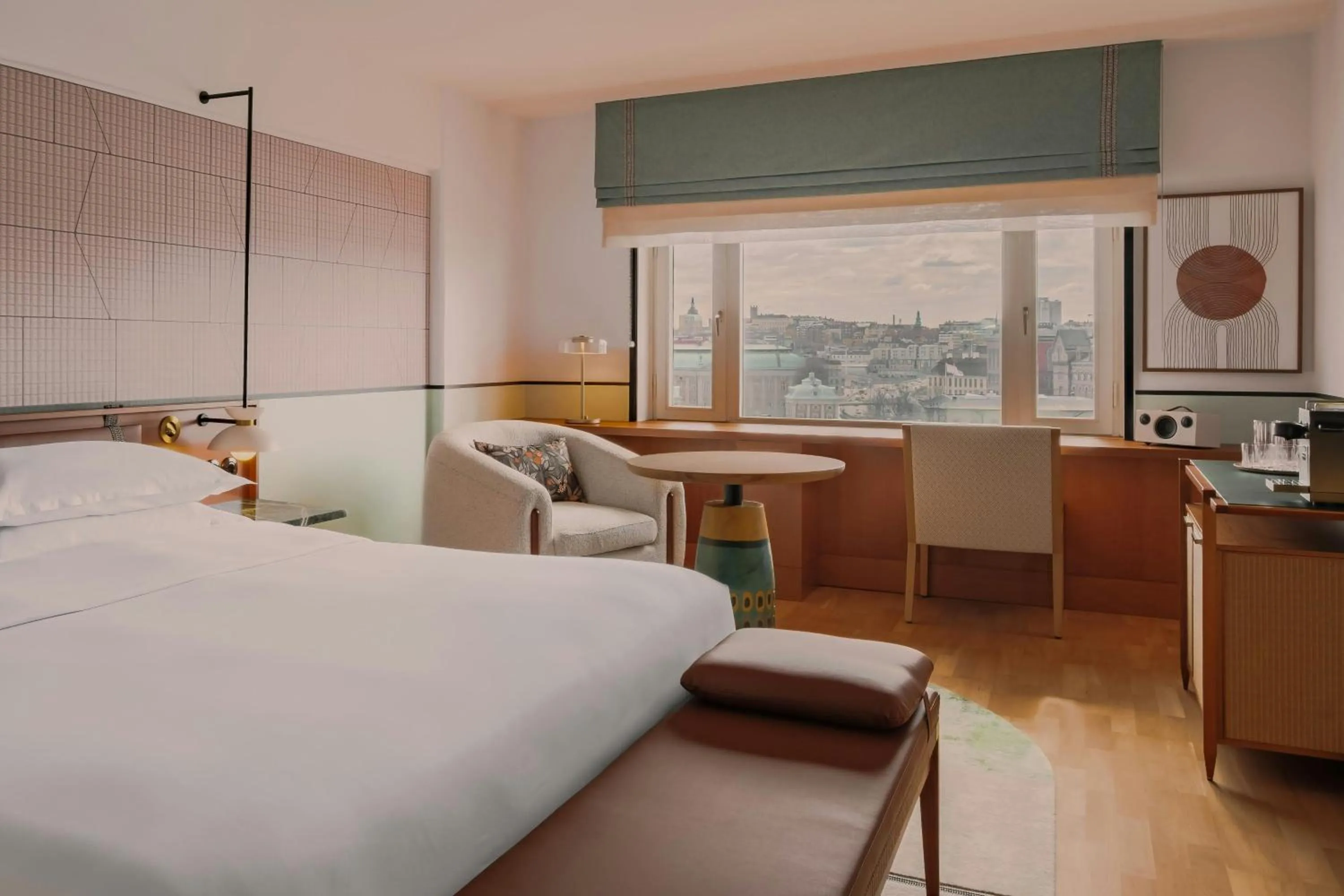 Bedroom, Bed in Sheraton Stockholm Hotel