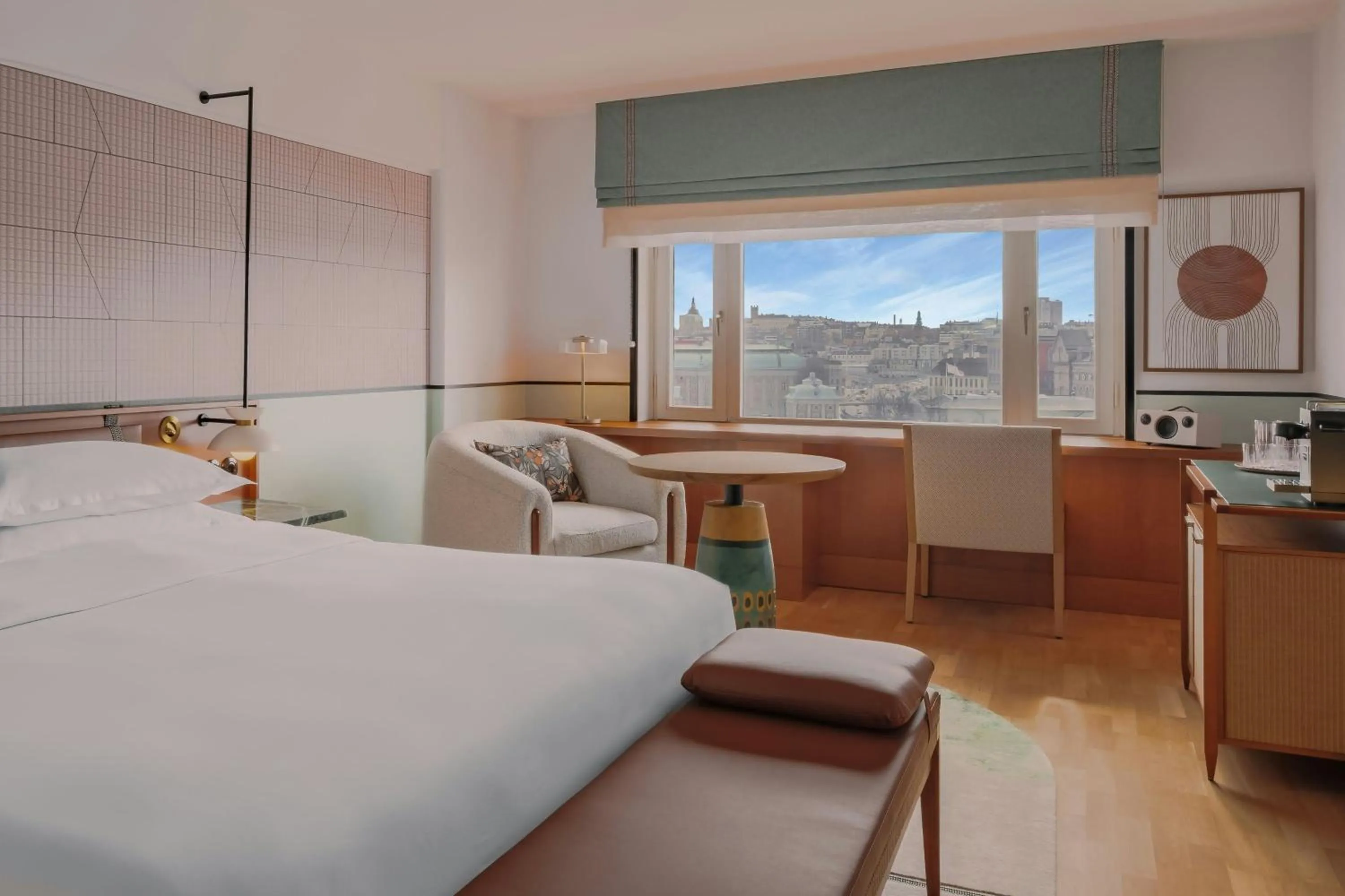 Bedroom, Bed in Sheraton Stockholm Hotel