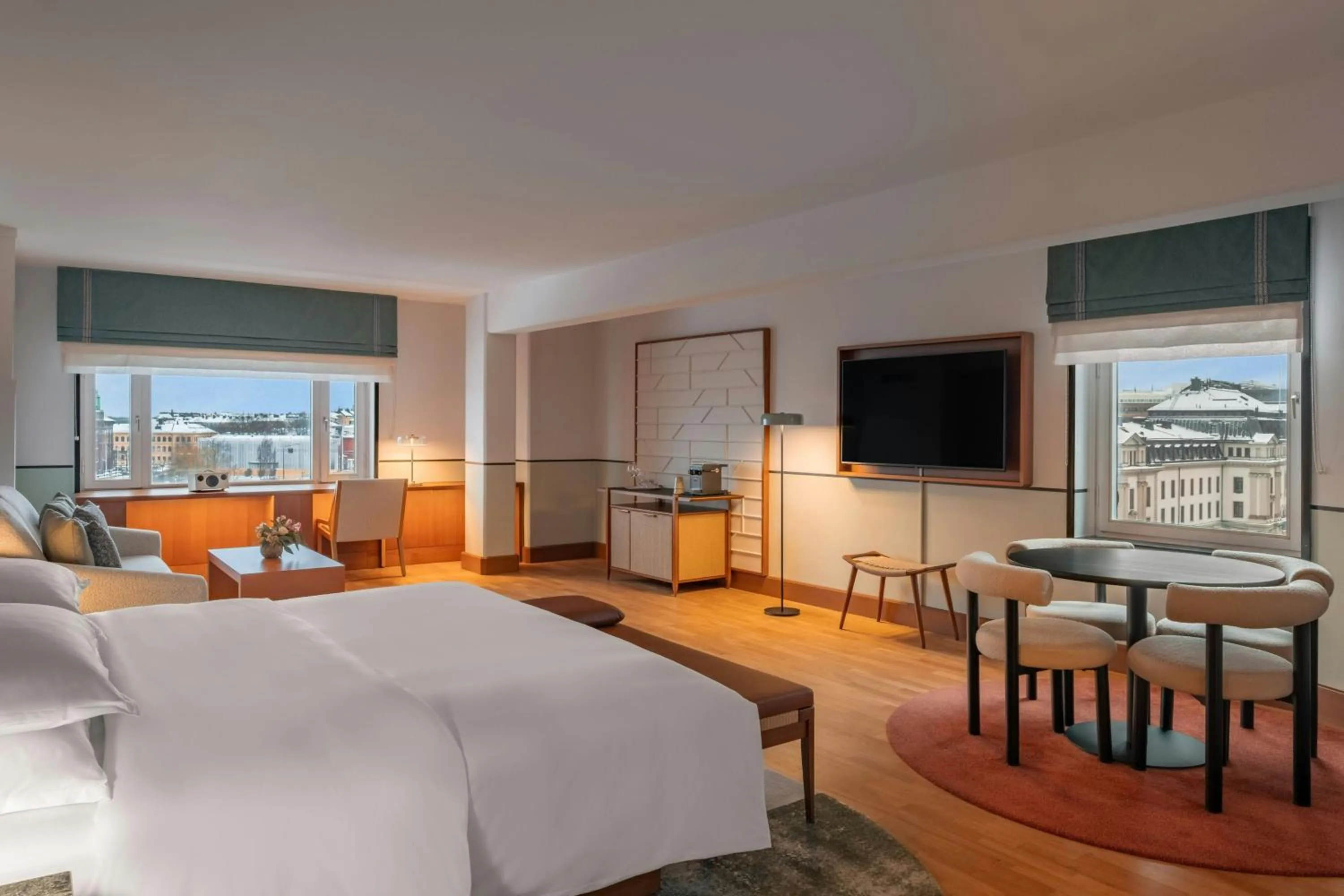 Bedroom in Sheraton Stockholm Hotel