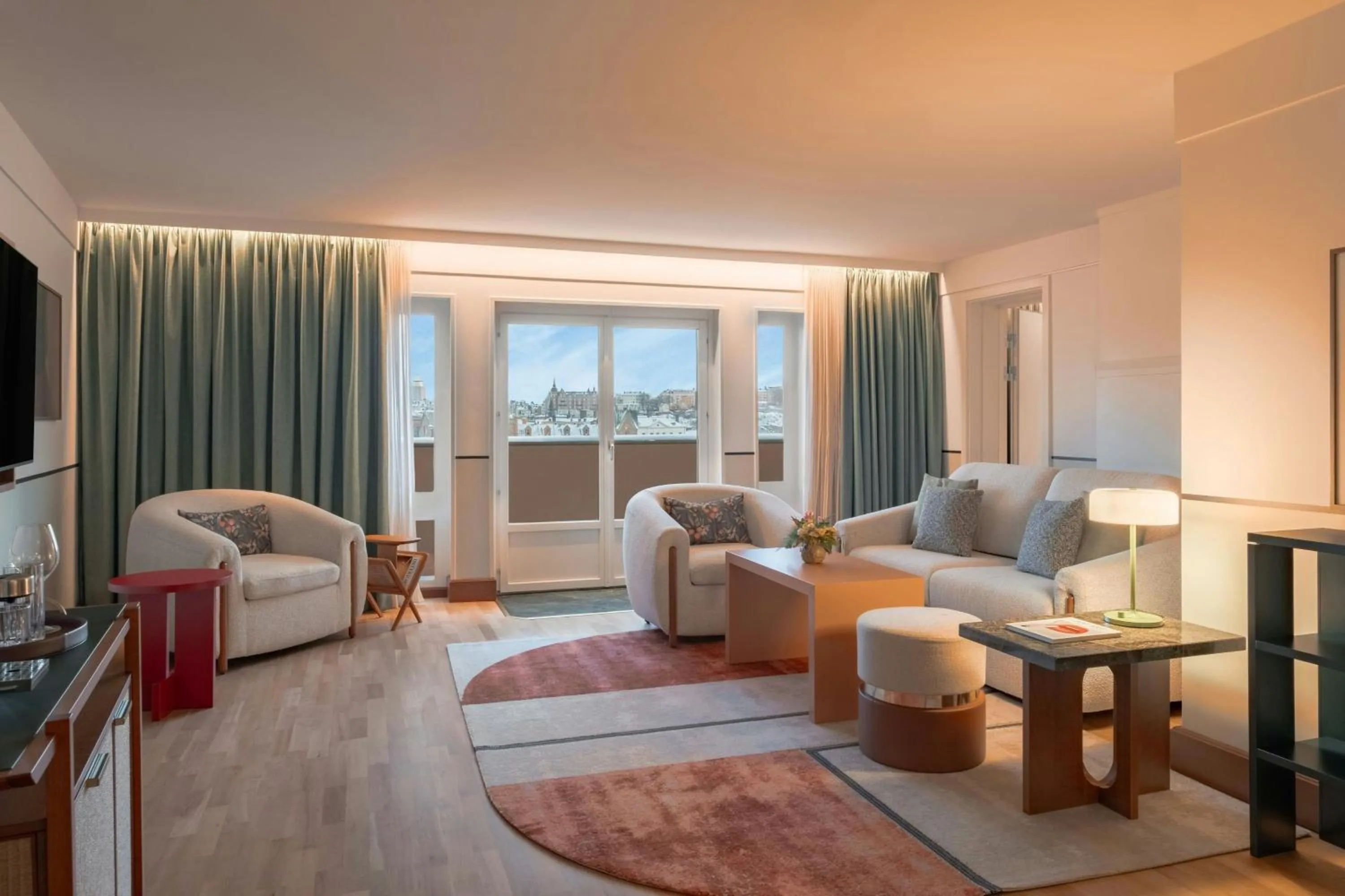 Living room in Sheraton Stockholm Hotel