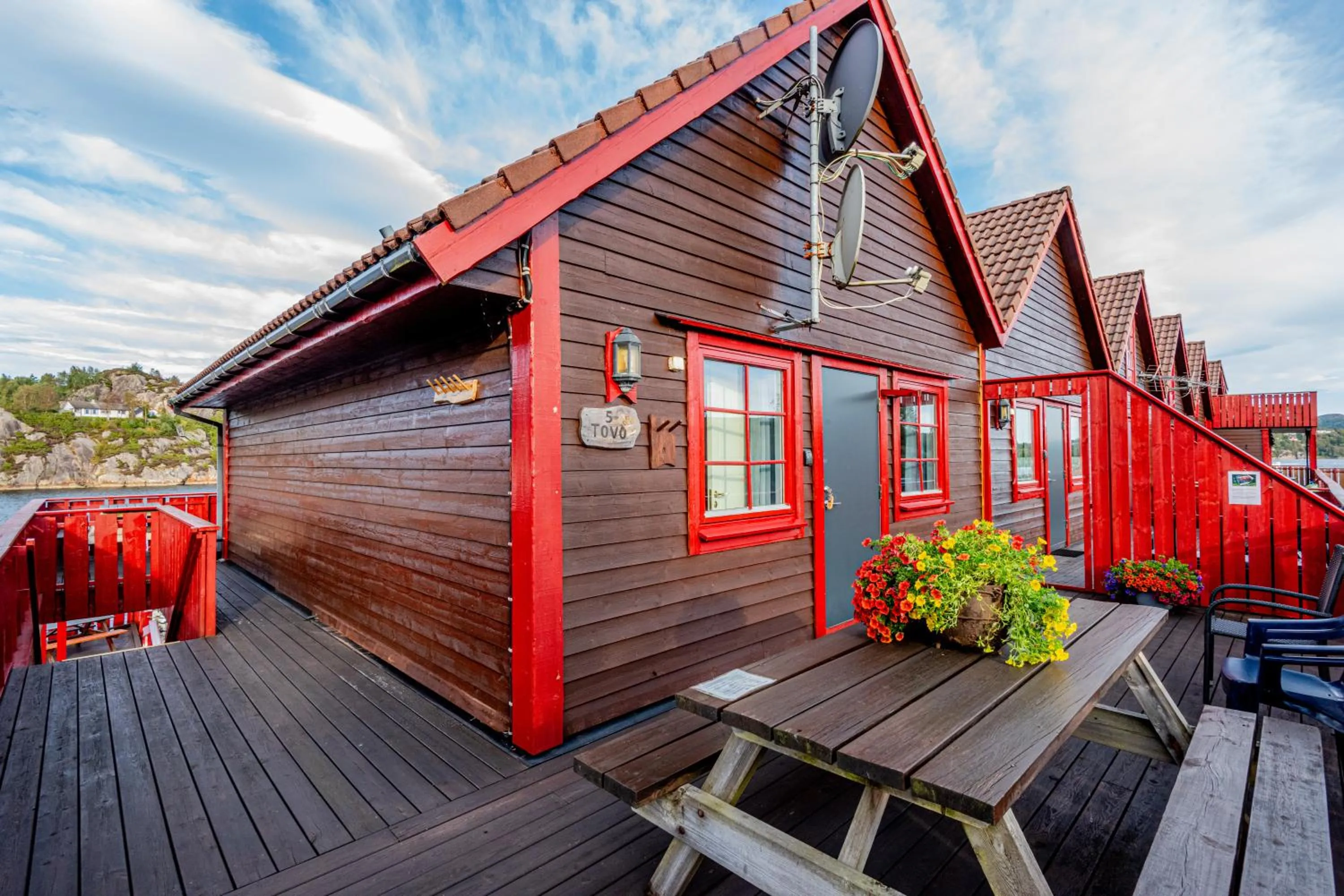 Patio in Sotra Rorbusenter