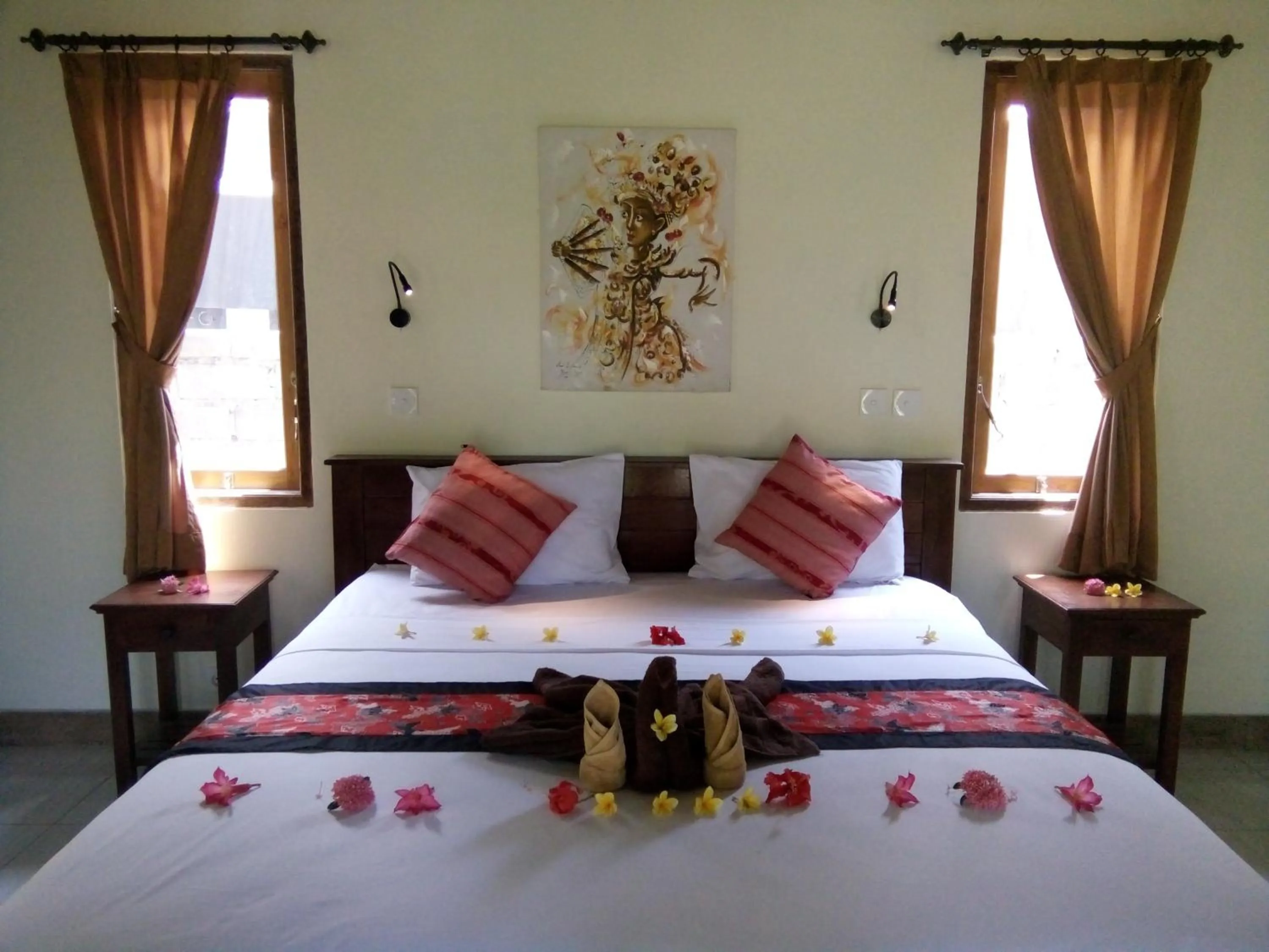 Bedroom, Bed in Biorock Homestay & Dive Center Pemuteran