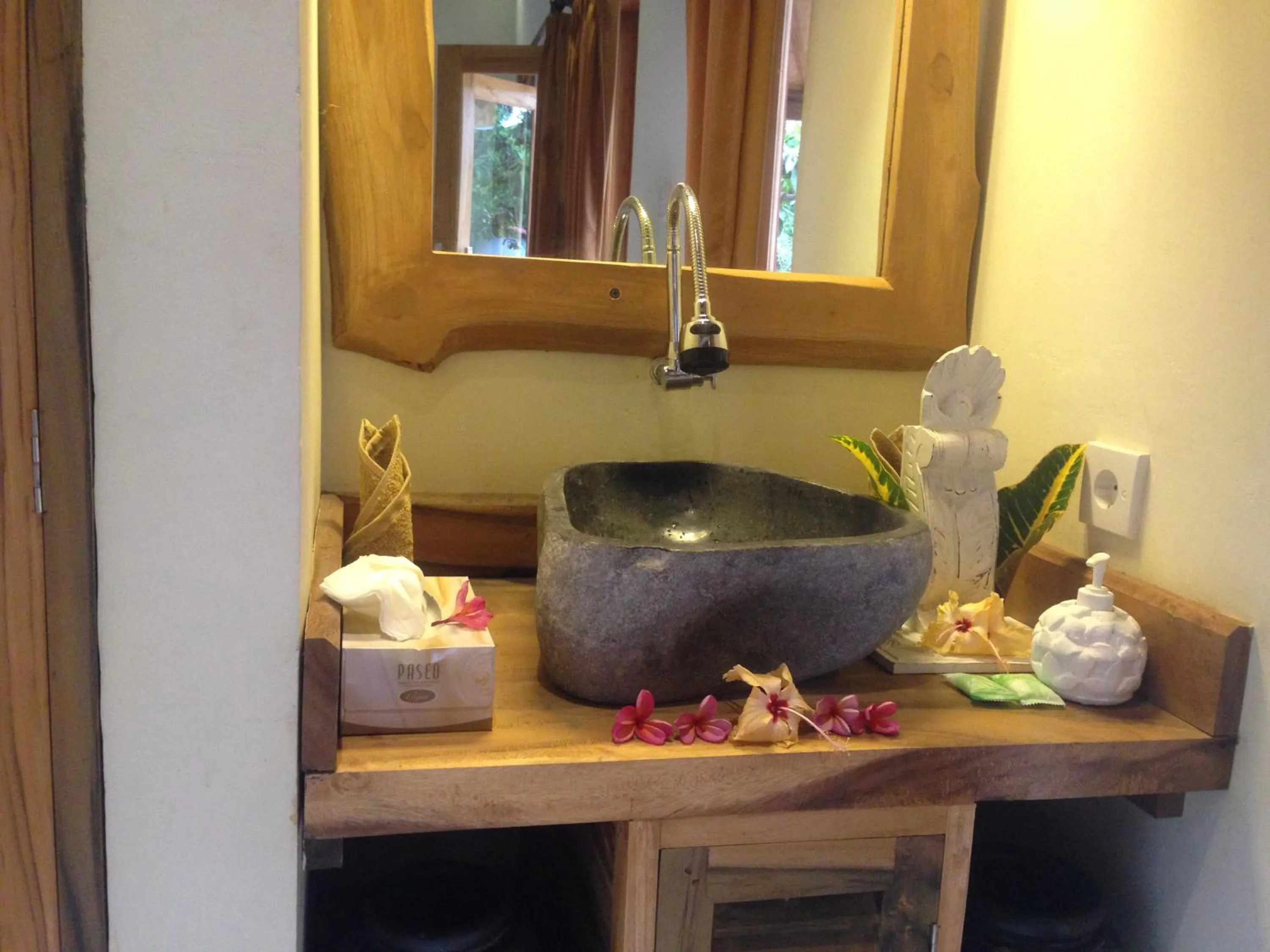 Decorative detail in Biorock Homestay & Dive Center Pemuteran