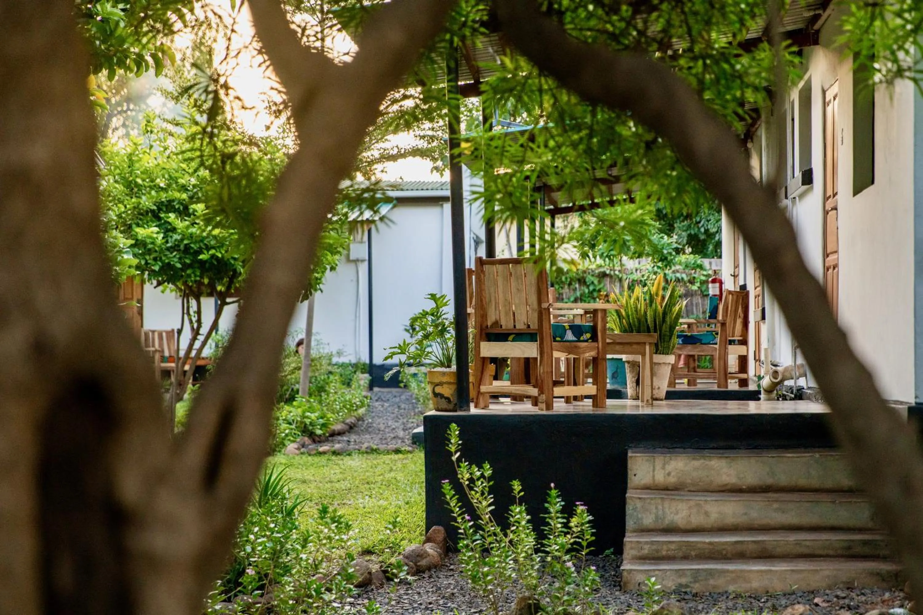Patio in Kamunjila Lodge