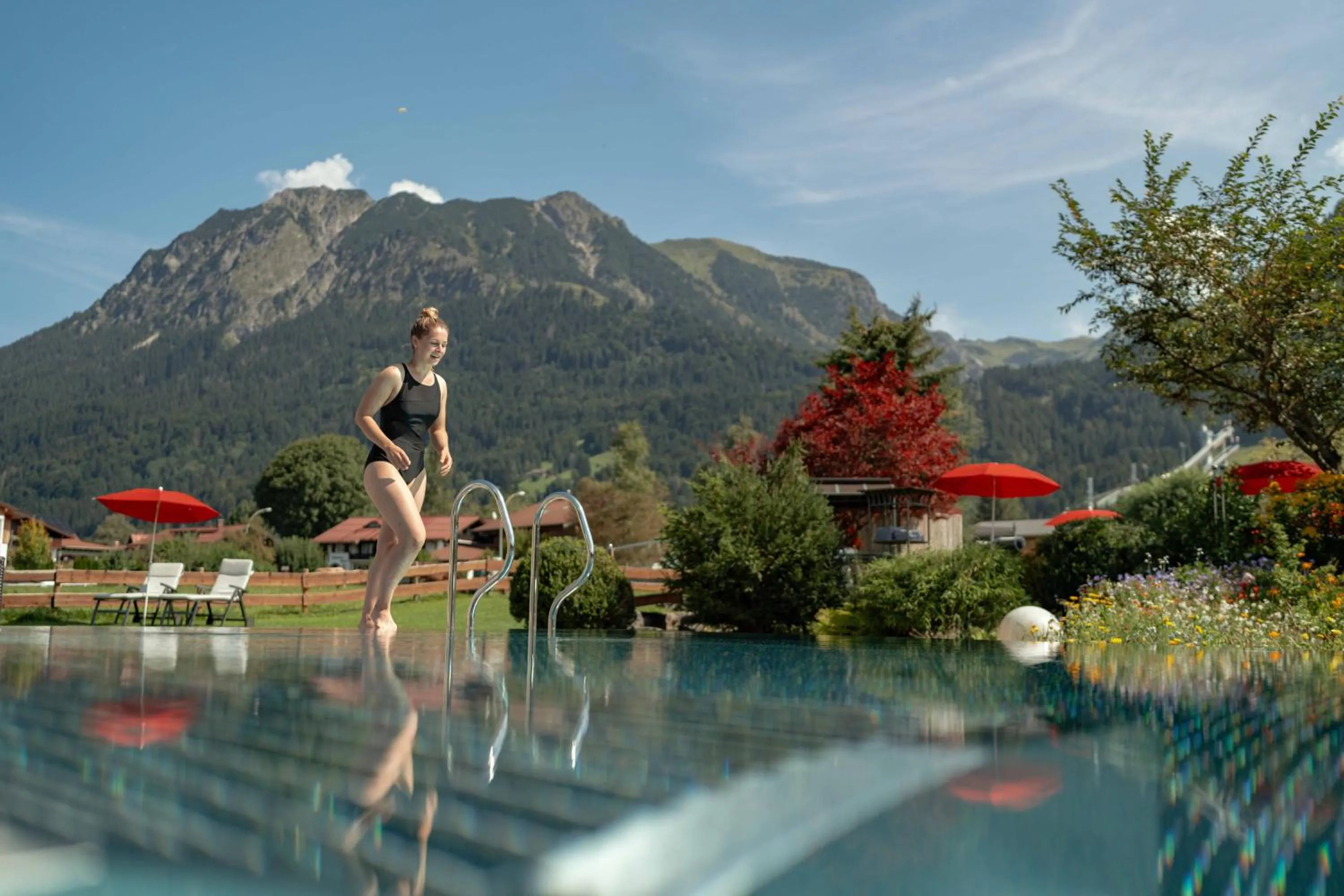 Garden in Geldernhaus Hotel garni