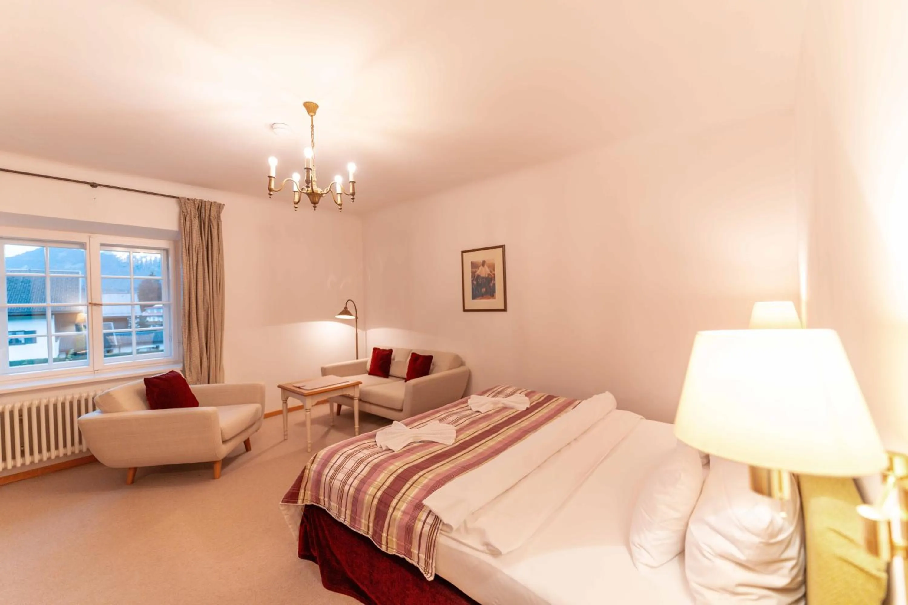 Bed in Geldernhaus Hotel garni