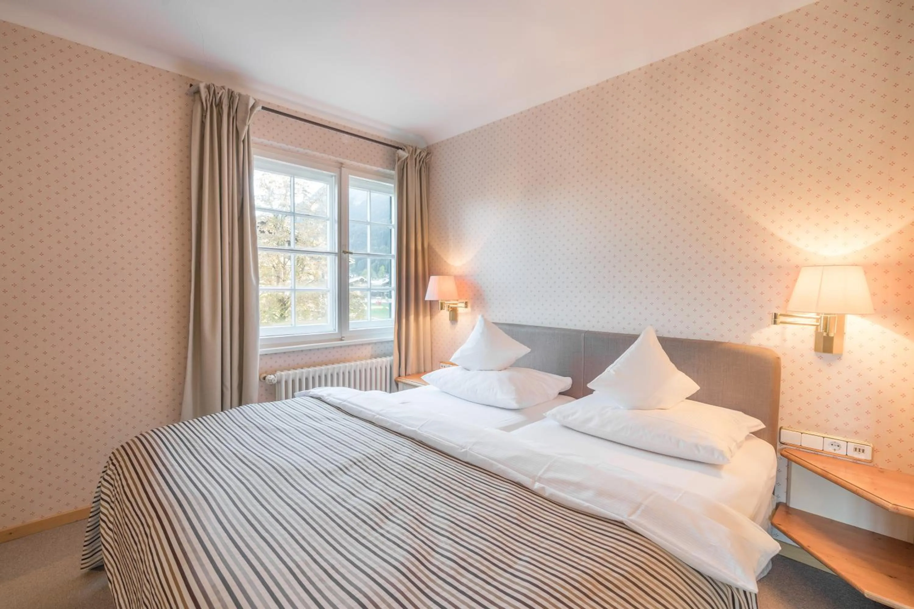 Bed in Geldernhaus Hotel garni