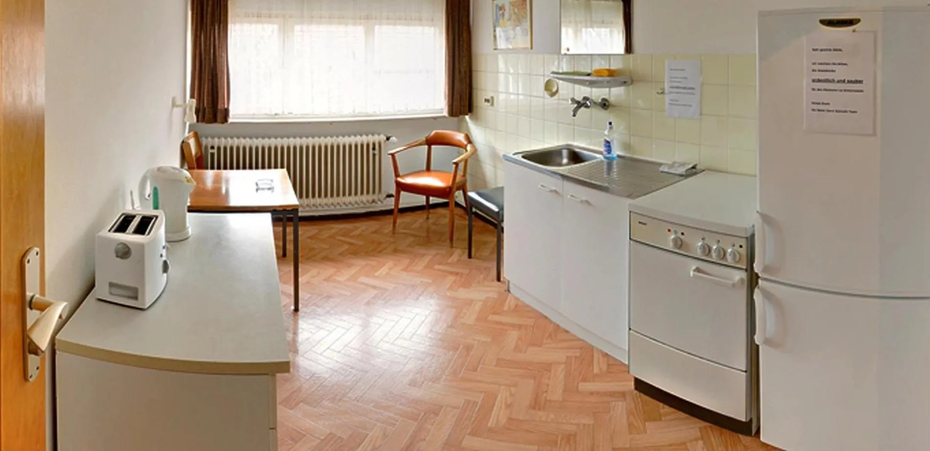 Communal kitchen in Pension Keinath