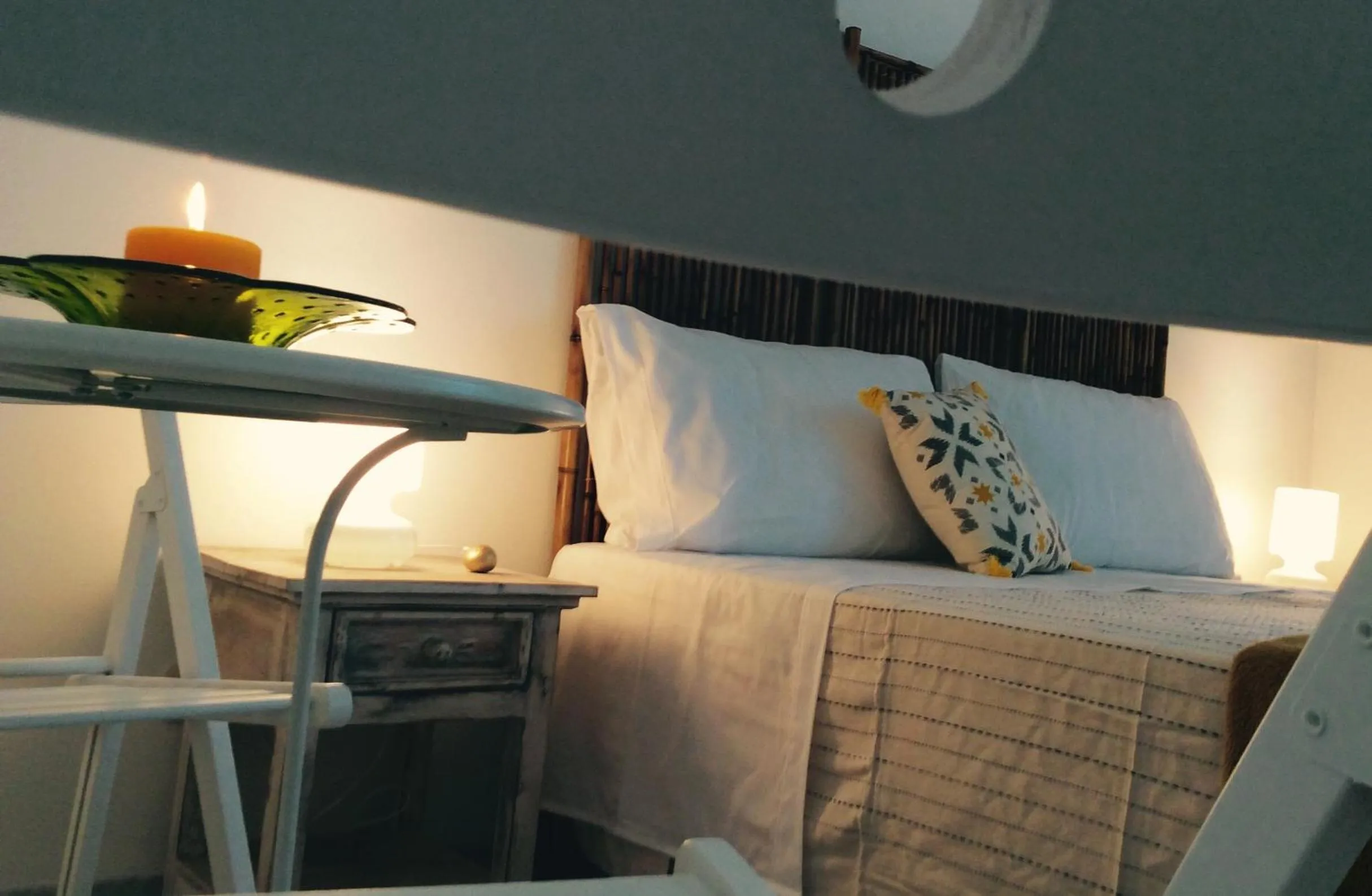 Decorative detail, Bed in B&B Giù le Stelle