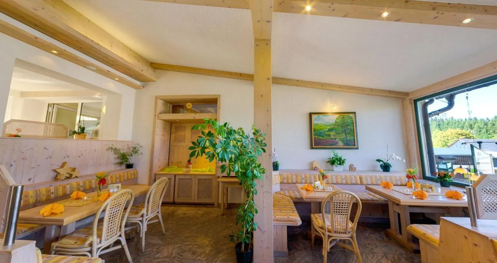 Restaurant/places to eat in Ferienhotel Mühlleithen