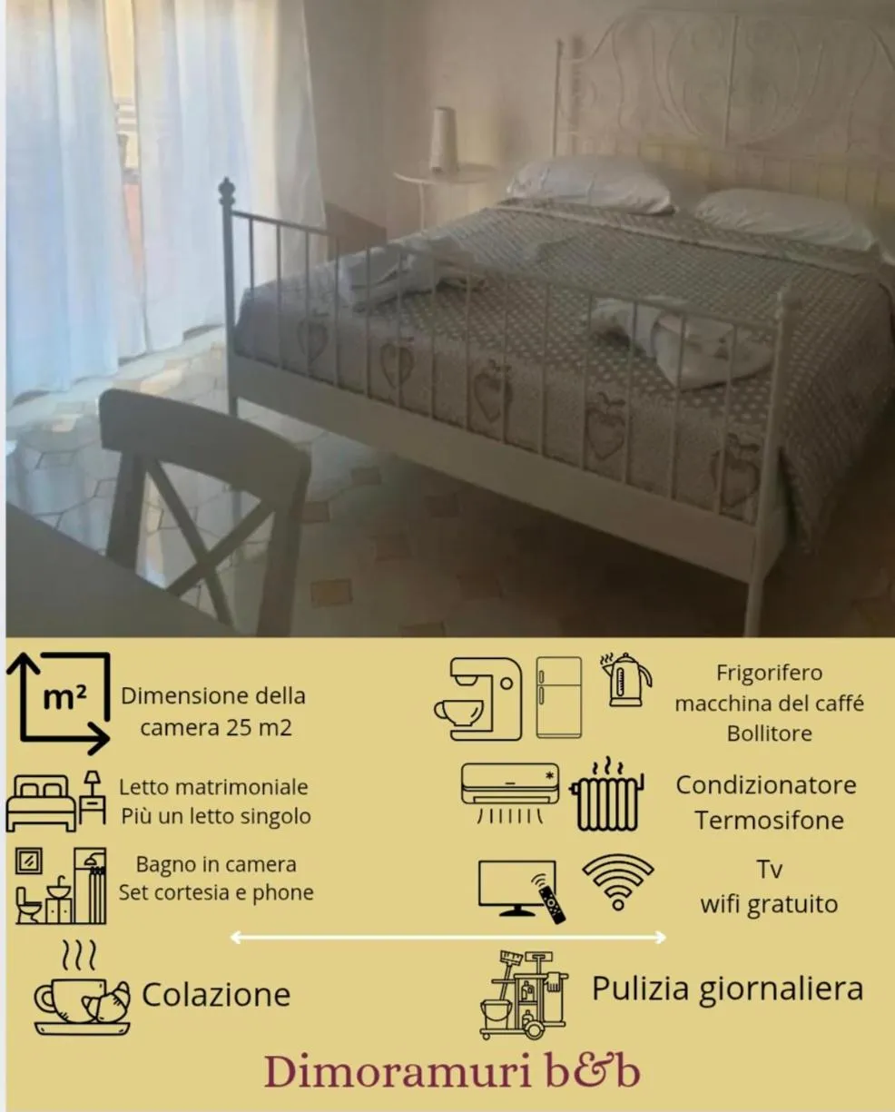 Bed in Dimoramuri B&B