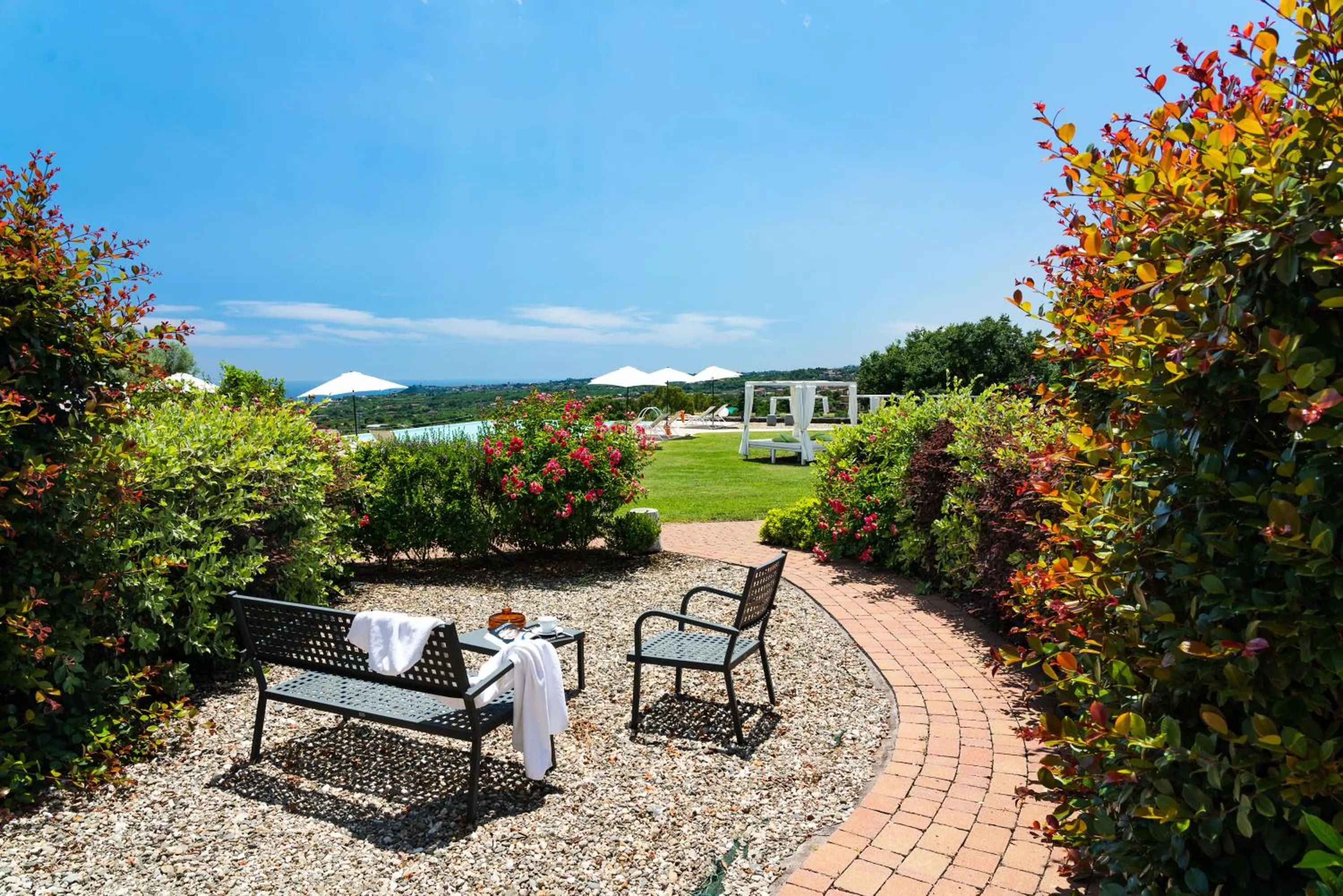 Patio in Kepos Etna Relais & Exclusive Spa