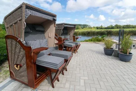 Spa and wellness centre/facilities in Hotel Herrlichkeit Dornum Janßen