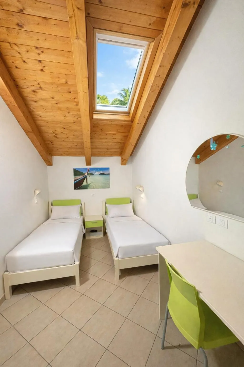 Bed in Hotel Sasselli Dipendenza Hotel Zamagna