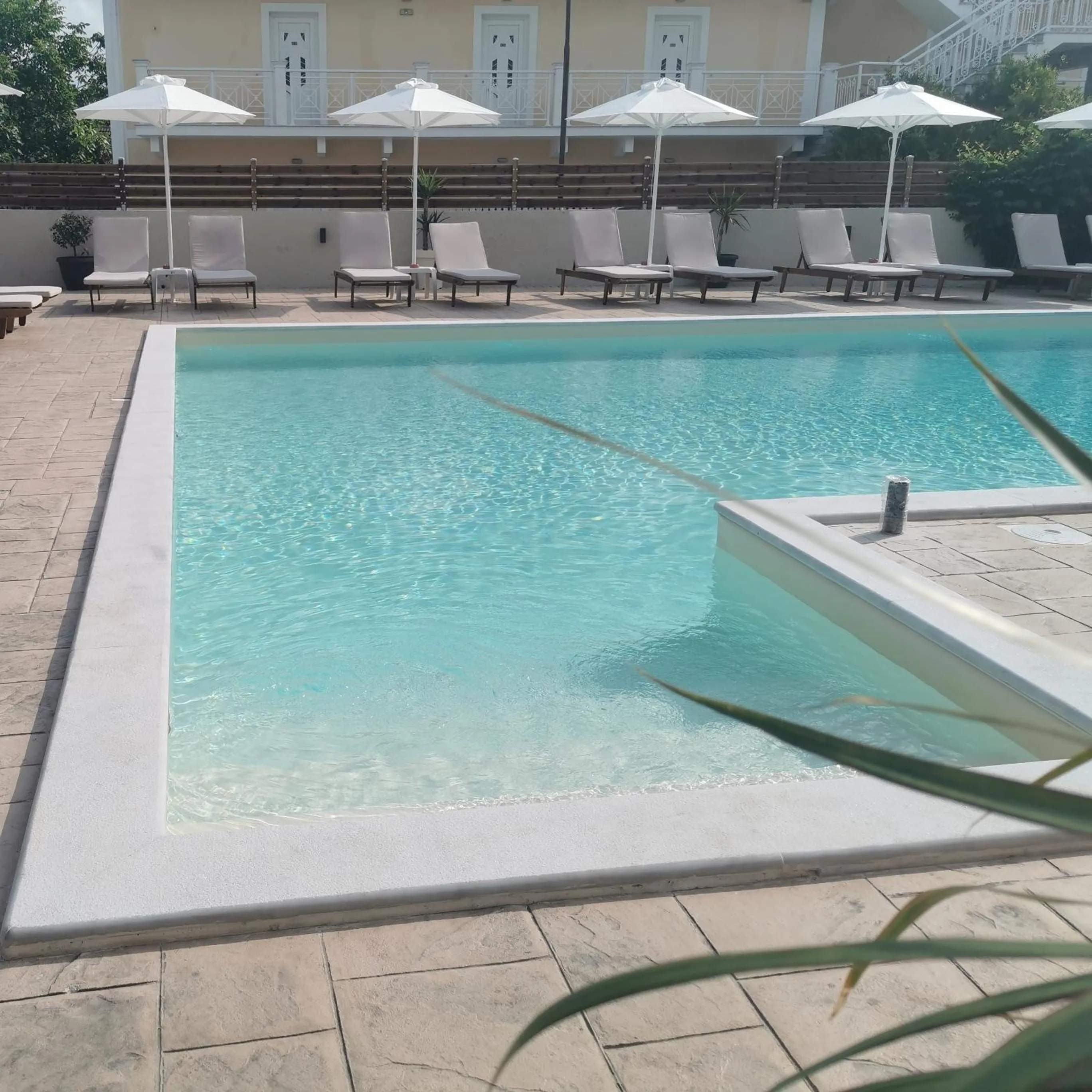 Pool view in The Mathraki Studios