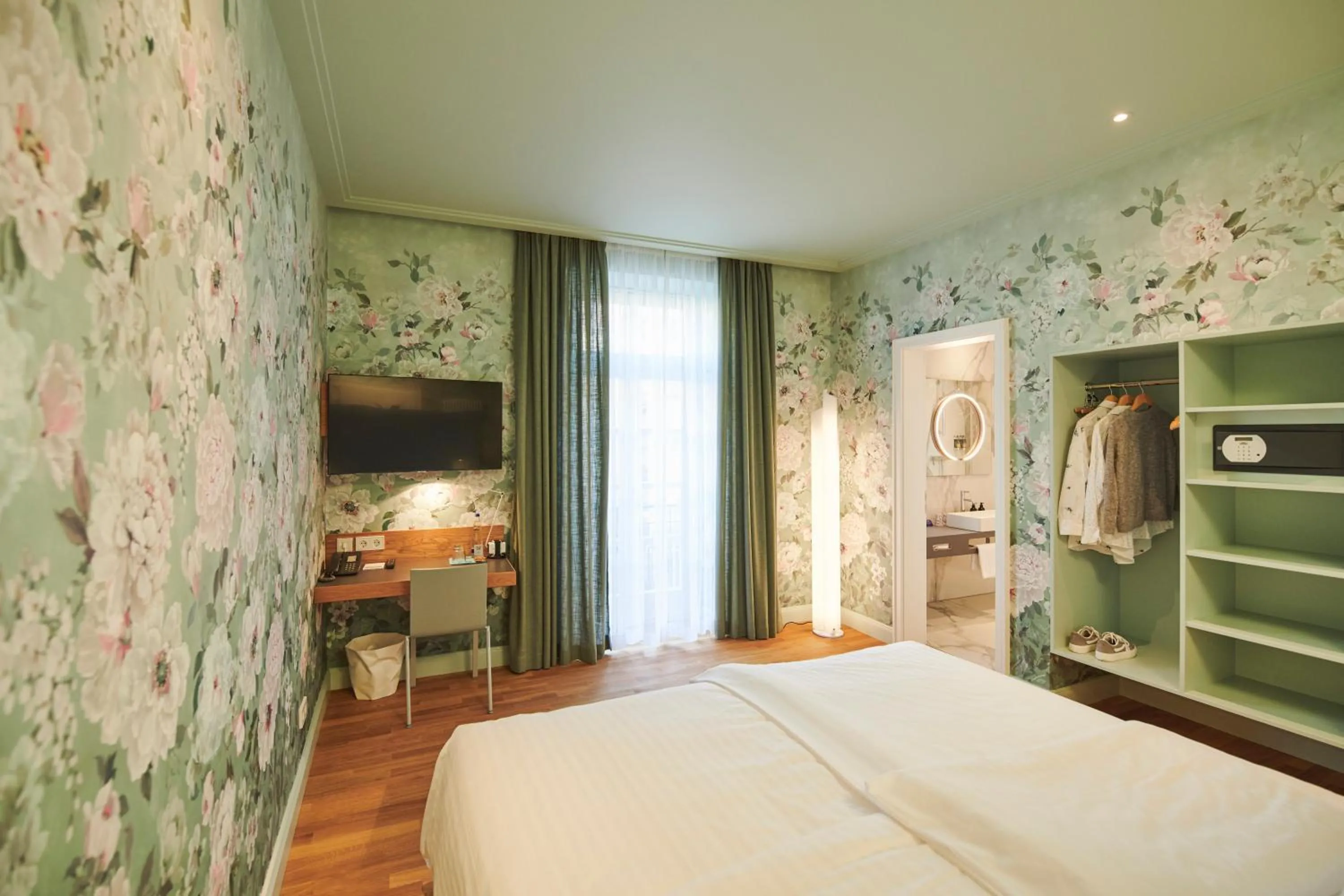 Bed in MOMA1890 Boutique Hotel