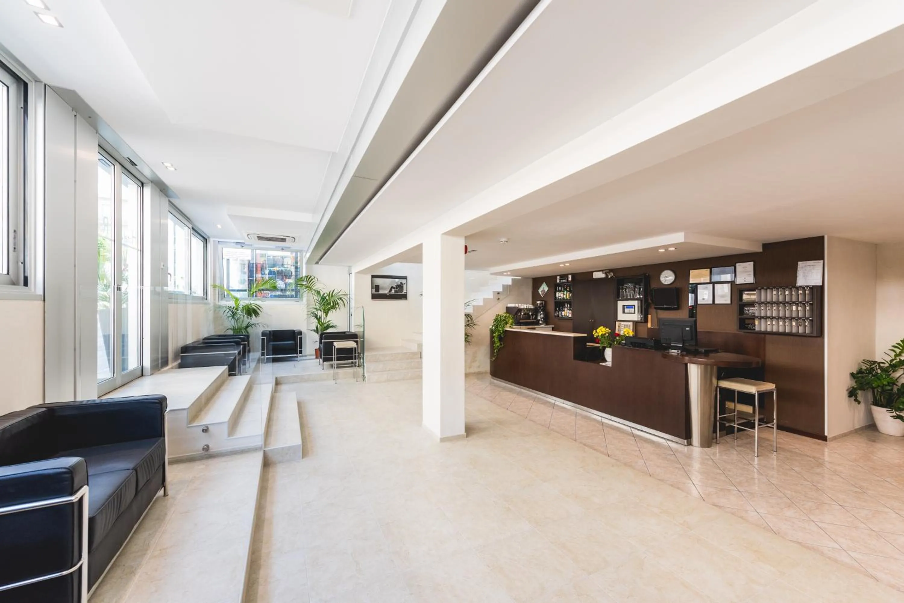 Lobby or reception in Hotel Romina