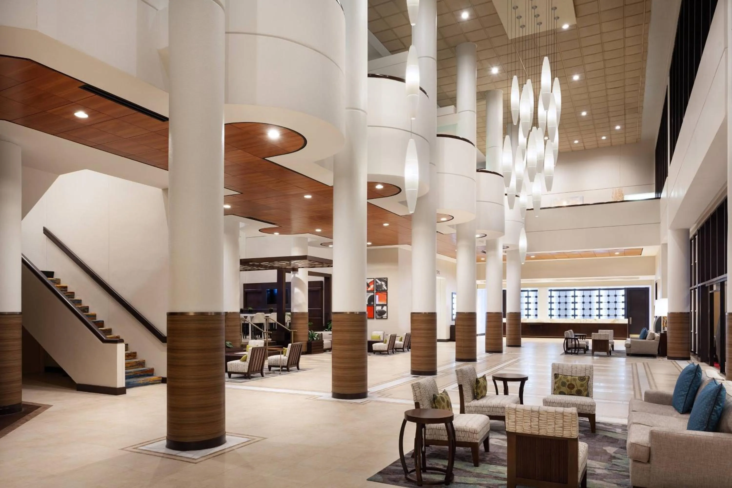 Lobby or reception in Marriott Orlando Airport Lakeside