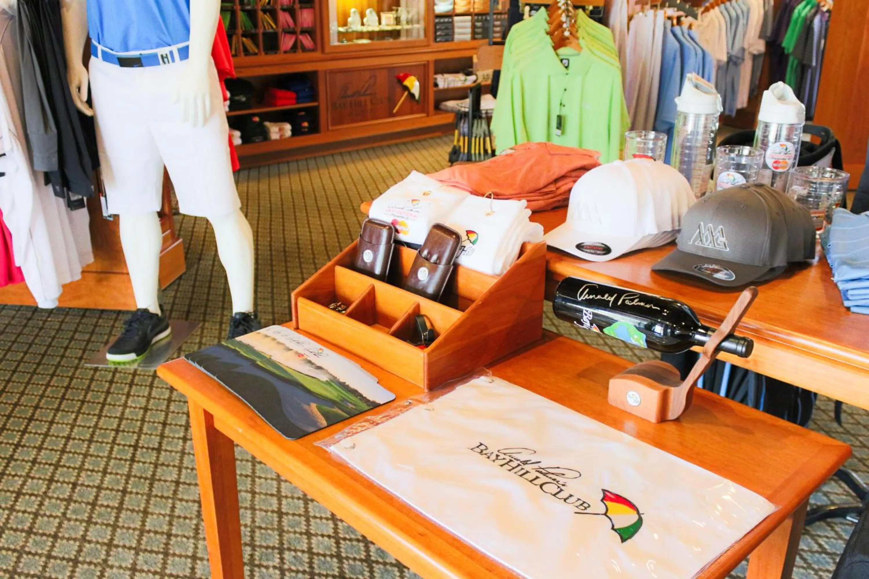 On-site shops in Arnold Palmer's Bay Hill Club & Lodge