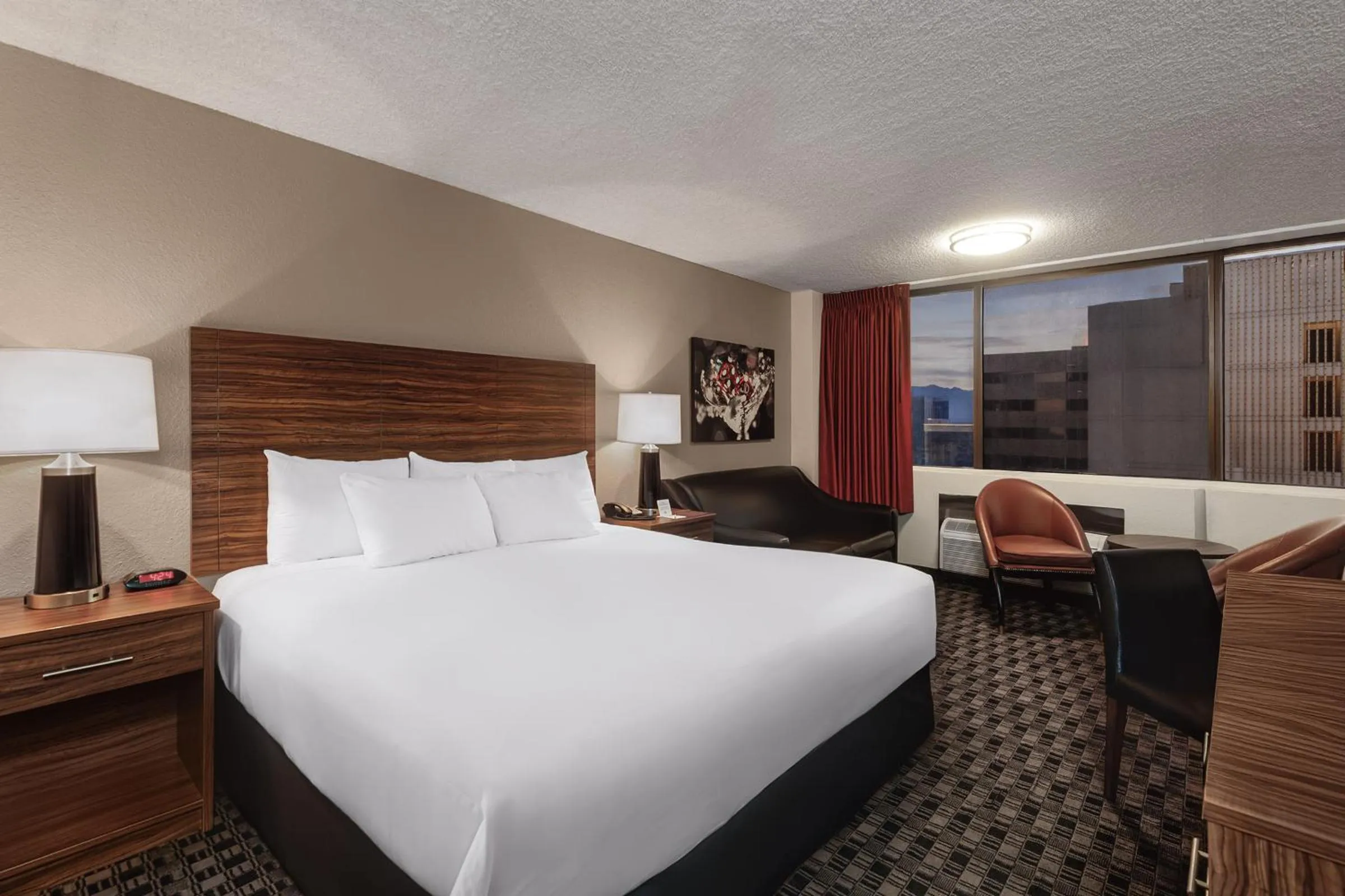 Bed in The D Las Vegas