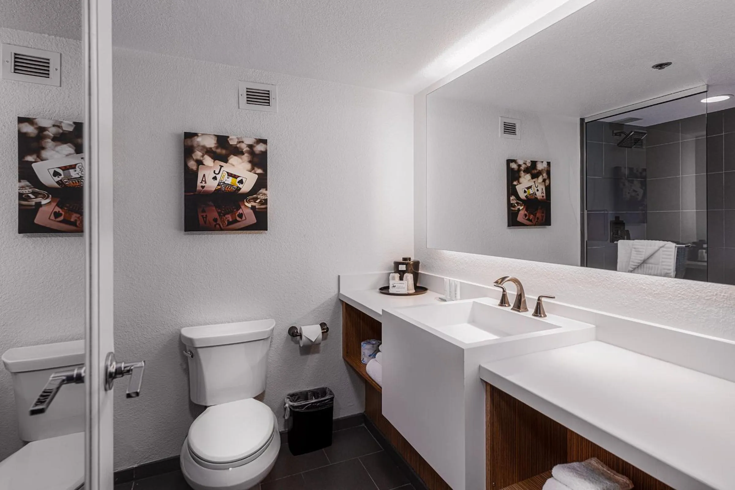 Bathroom in The D Las Vegas