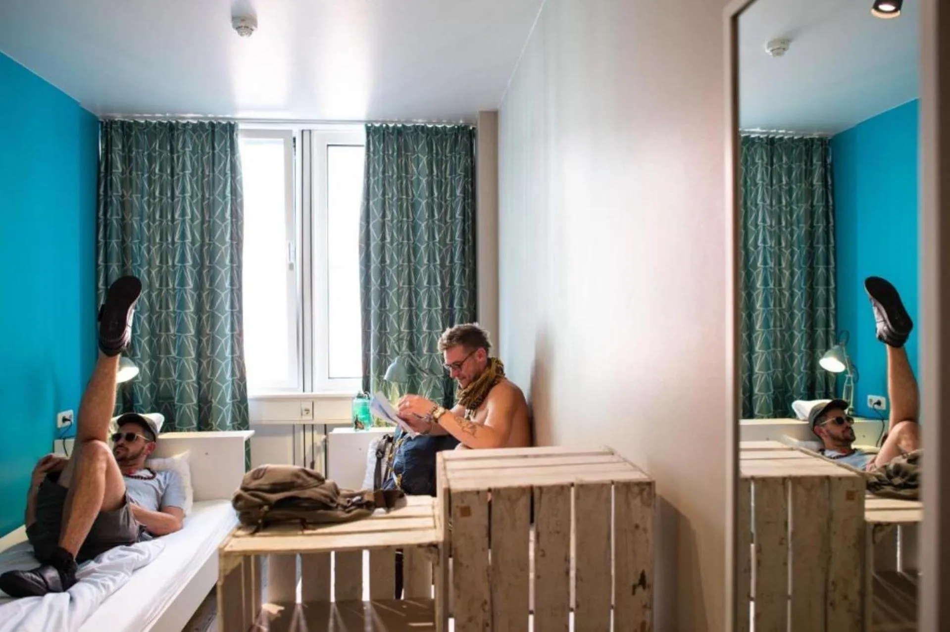 Bed in Wombat's City Hostel Munich Hauptbahnhof