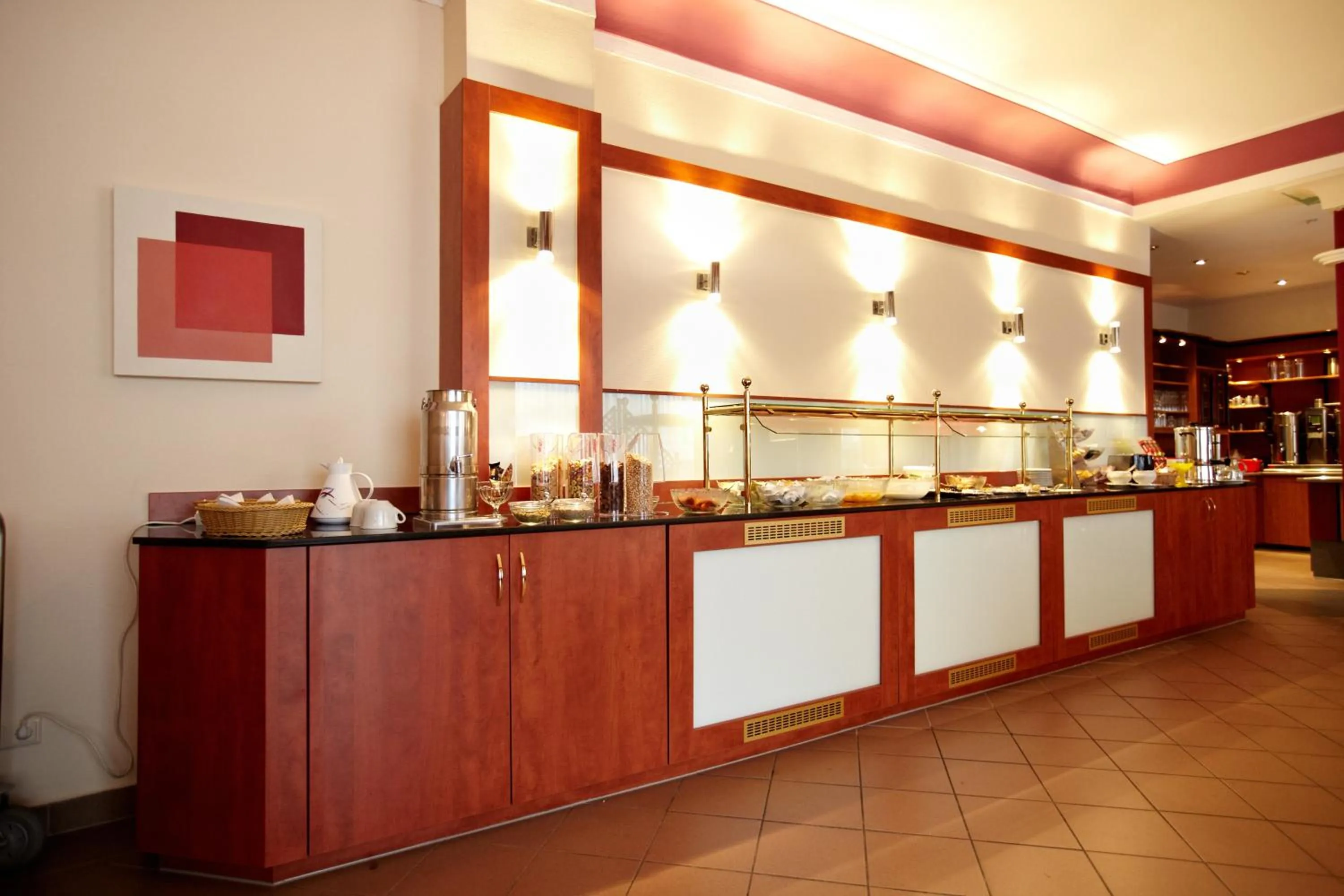 Buffet breakfast in BSW Ferienhotel Lindenbach