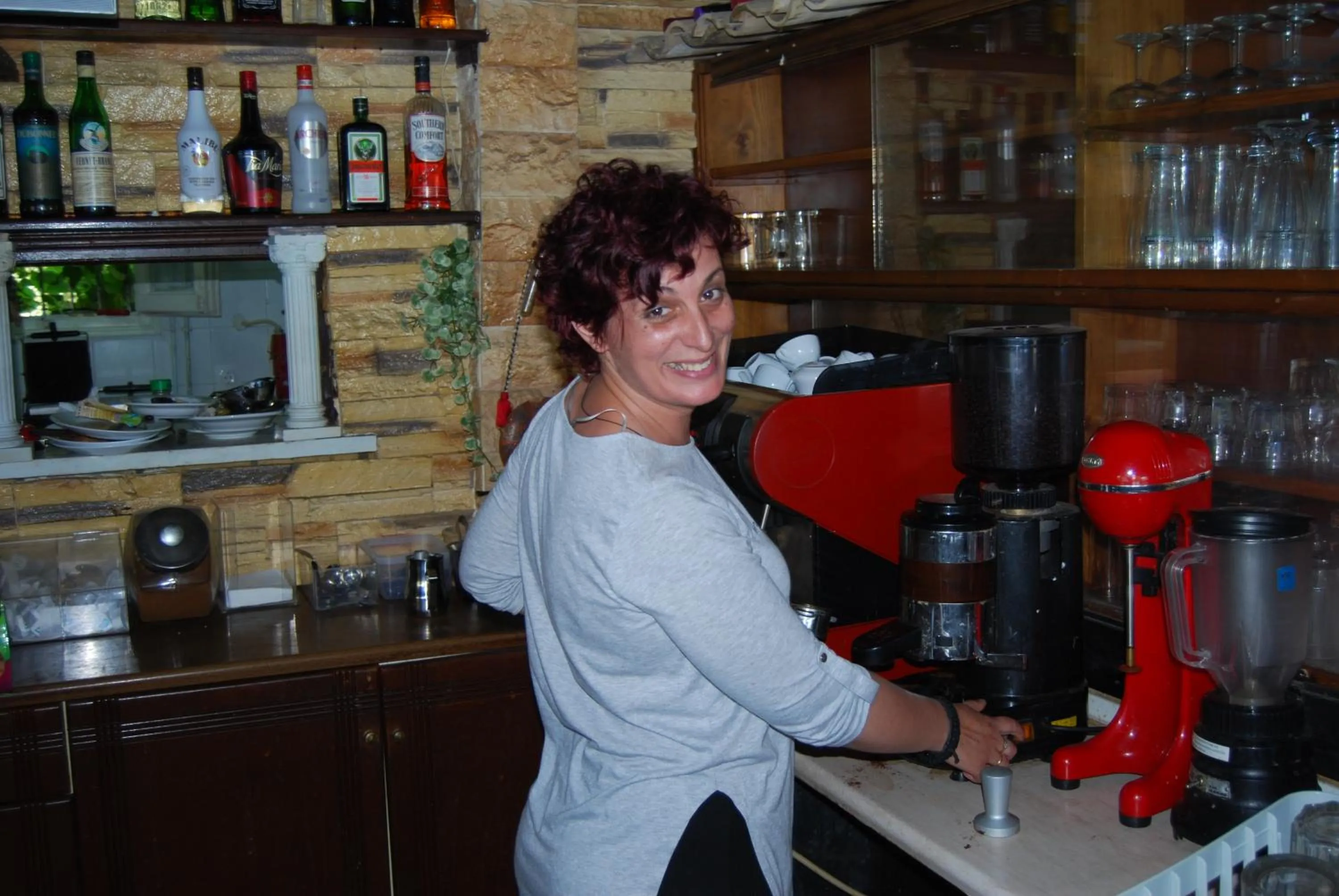 Lounge or bar in Alexandros Studios Apartments