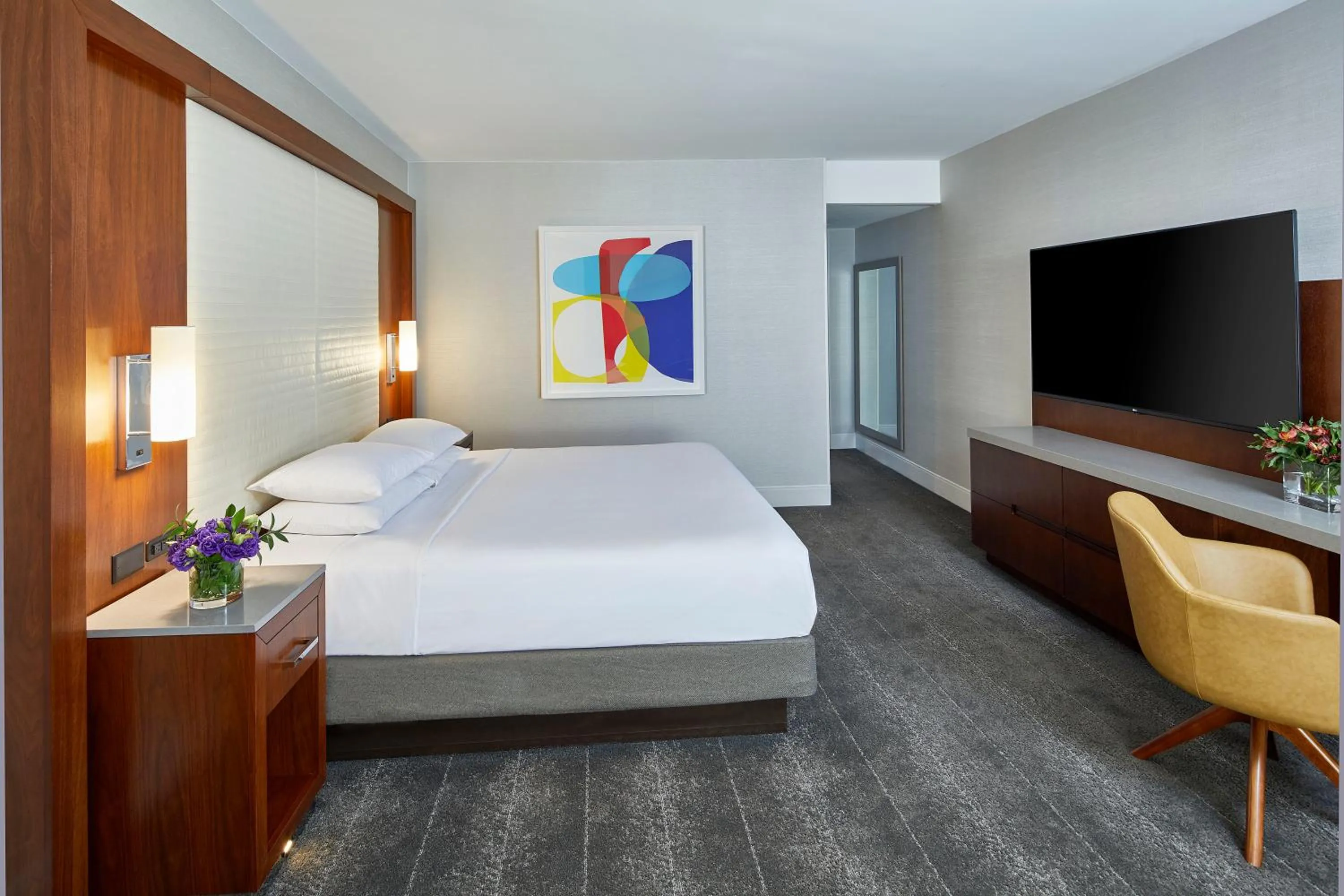 Bed in Hyatt Regency Atlanta