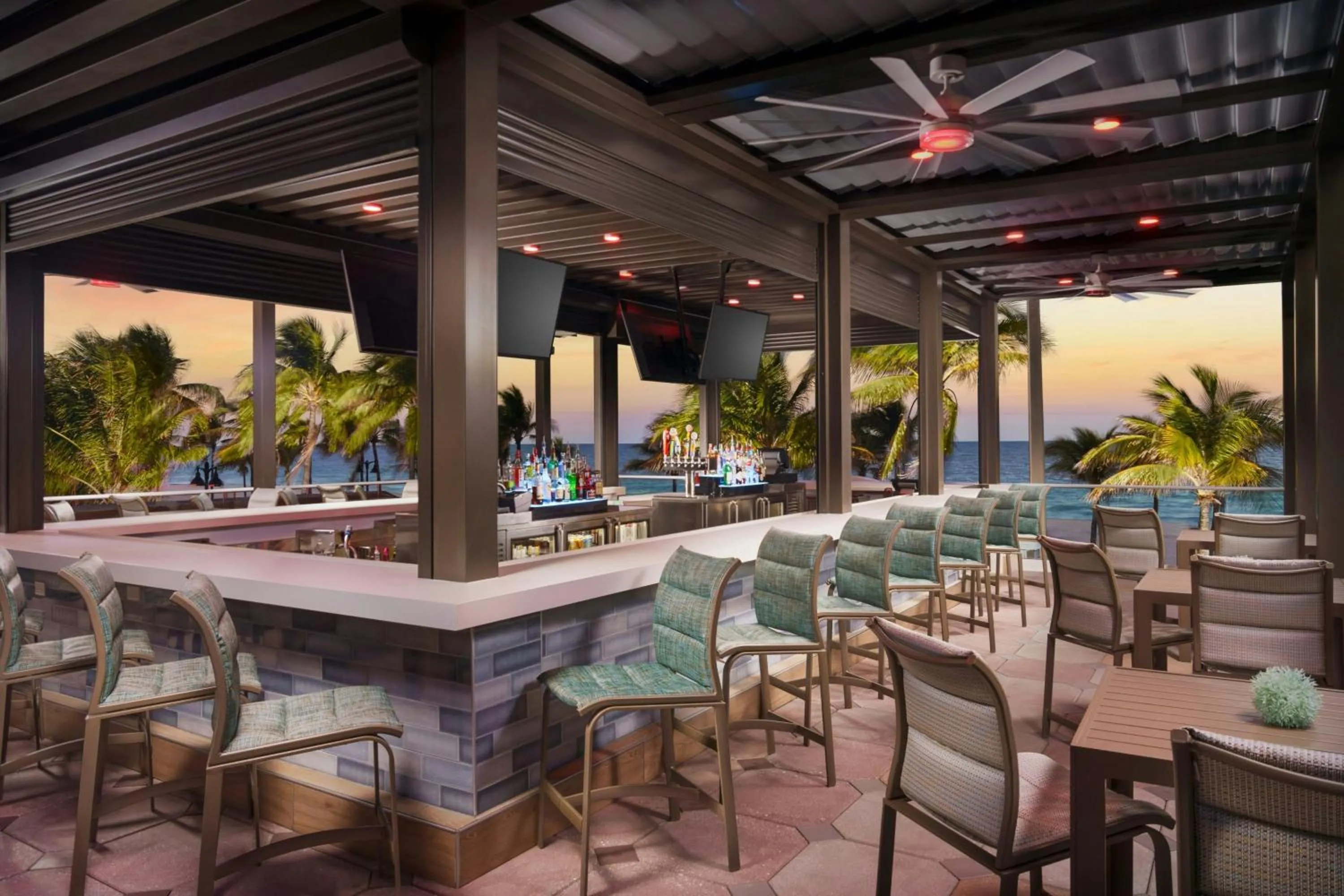 Lounge or bar in Courtyard by Marriott Oceanside Fort Lauderdale Beach
