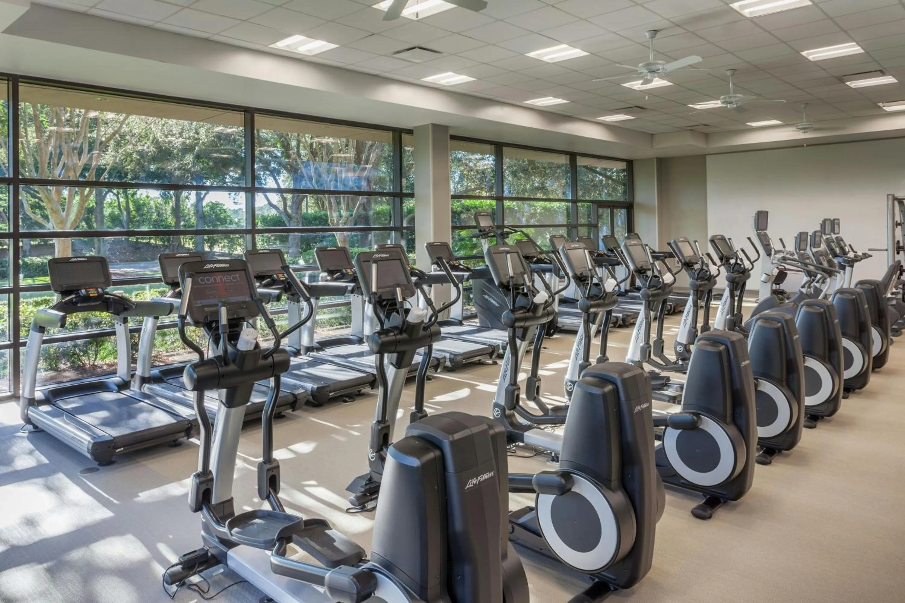Fitness centre/facilities in Orlando World Center Marriott