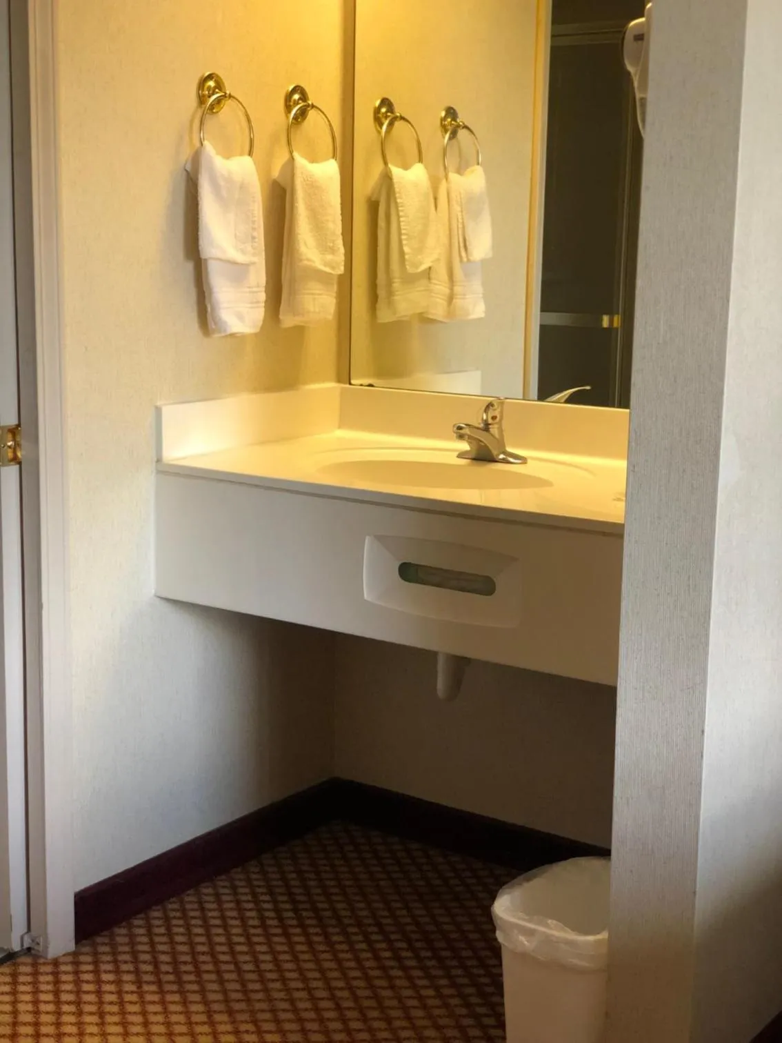 Bathroom in AIRPORT LODGING Pittsburgh Airport