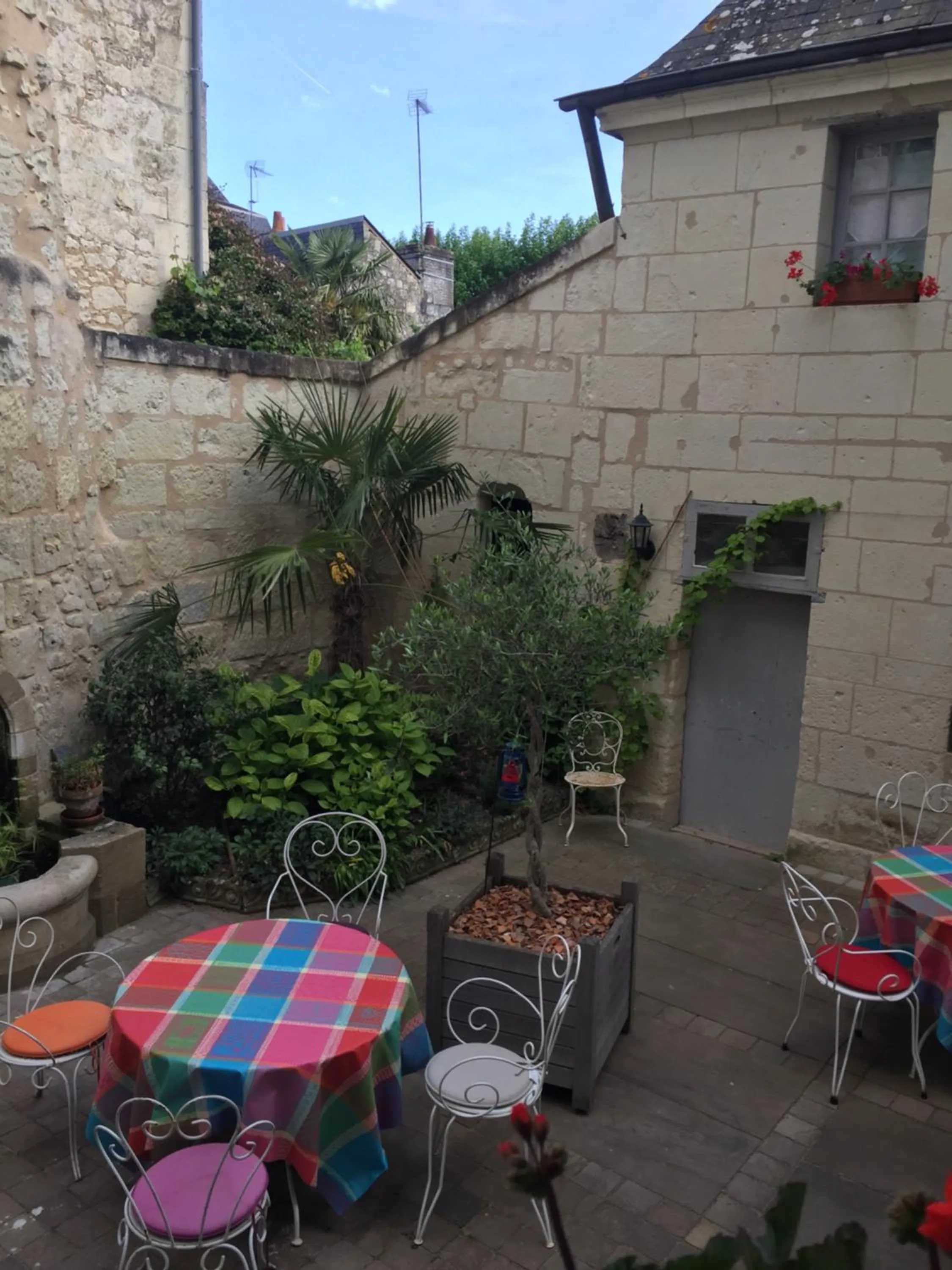 Balcony/Terrace in Au Relais Saint Maurice