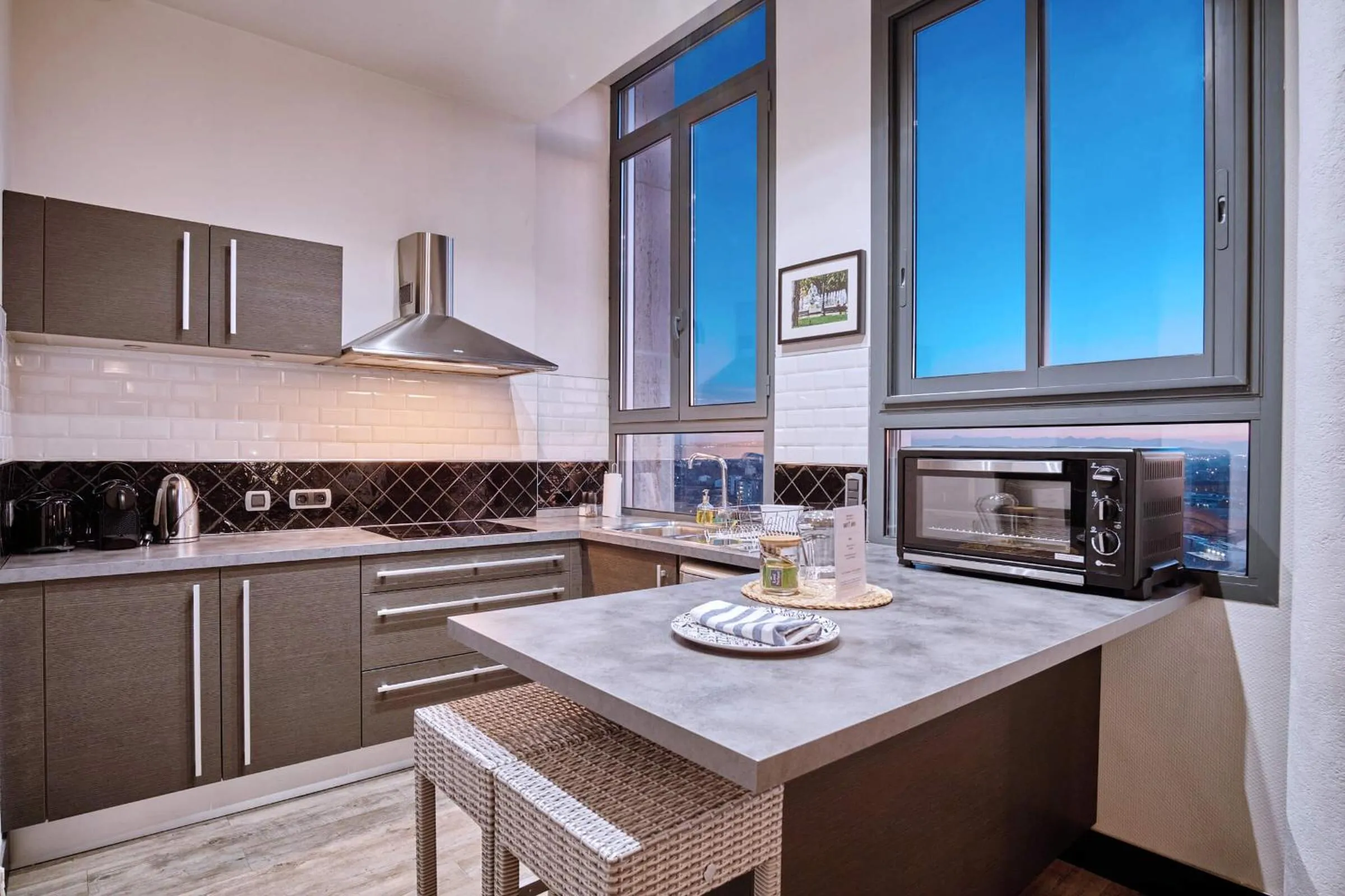 Kitchen or kitchenette in Haut Lofts - Toulouse Centre Ramblas